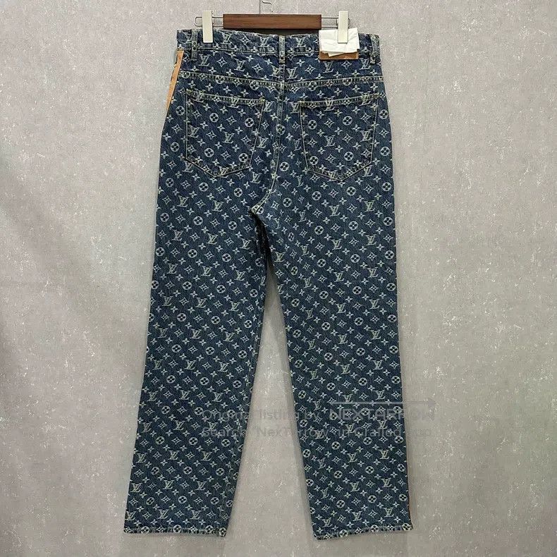 Louis Vuitton Louis Vuitton Full print leather brand side leather strip Size US 31 - 2 Thumbnail