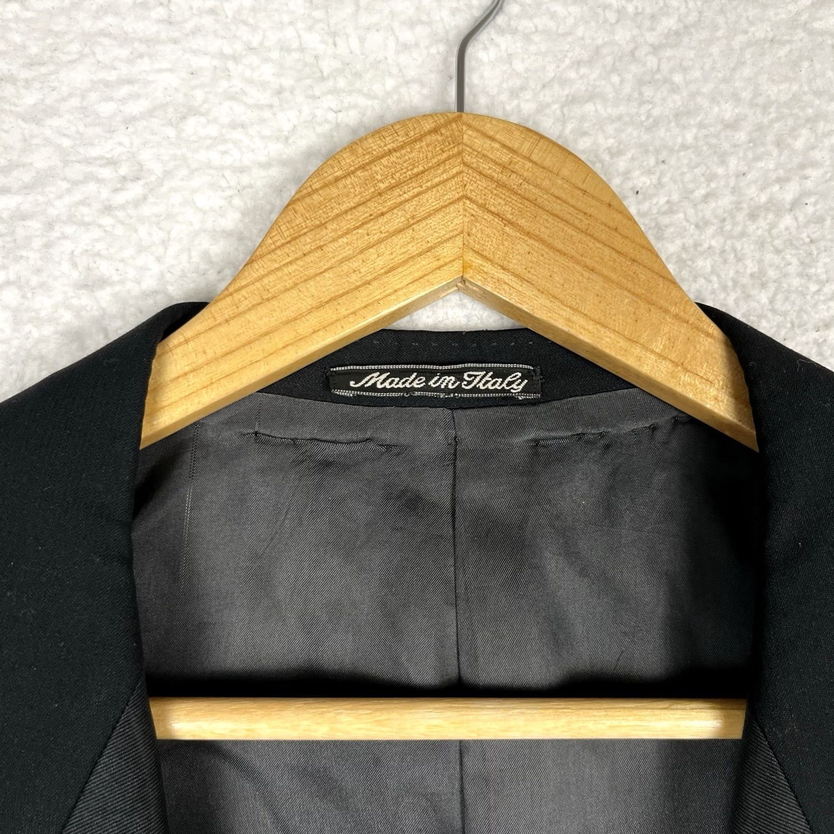 Giorgio Armani VINTAGE Giorgio Armani Mani Tuxedo Jacket 80s Black Wool 42 Long Men Size 42R - 2 Thumbnail
