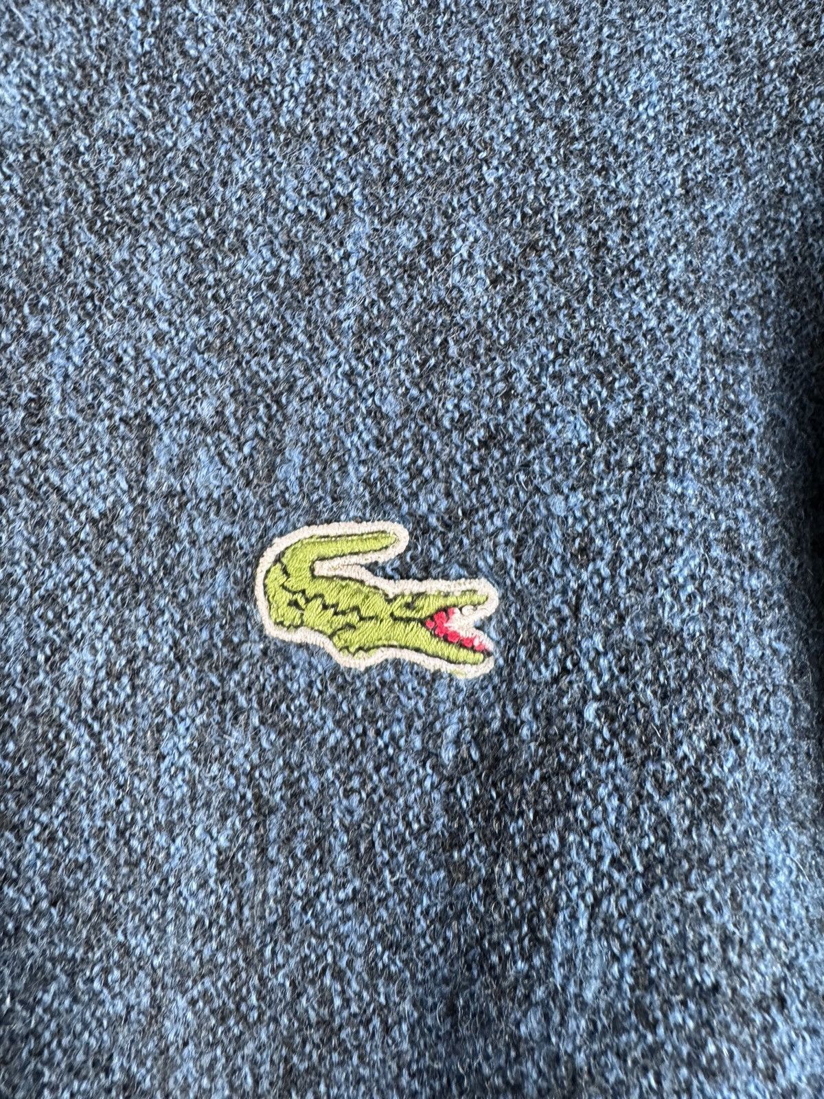 Lacoste Lacoste 90s Vintage Rare Sweater Navy Casual Hype Size US XL / EU 56 / 4 - 4 Thumbnail