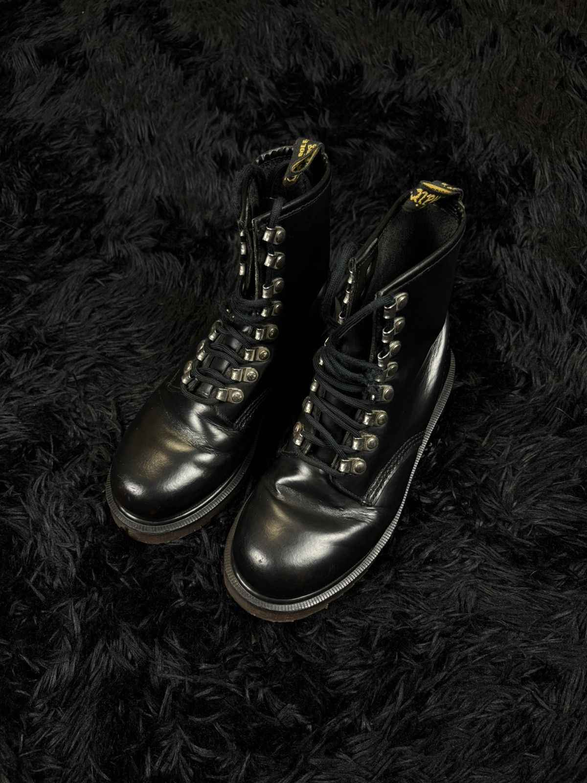Dr. Martens Vintage Dr Martens Combat England Leather Boots Size US 7 / IT 37 - 4 Thumbnail