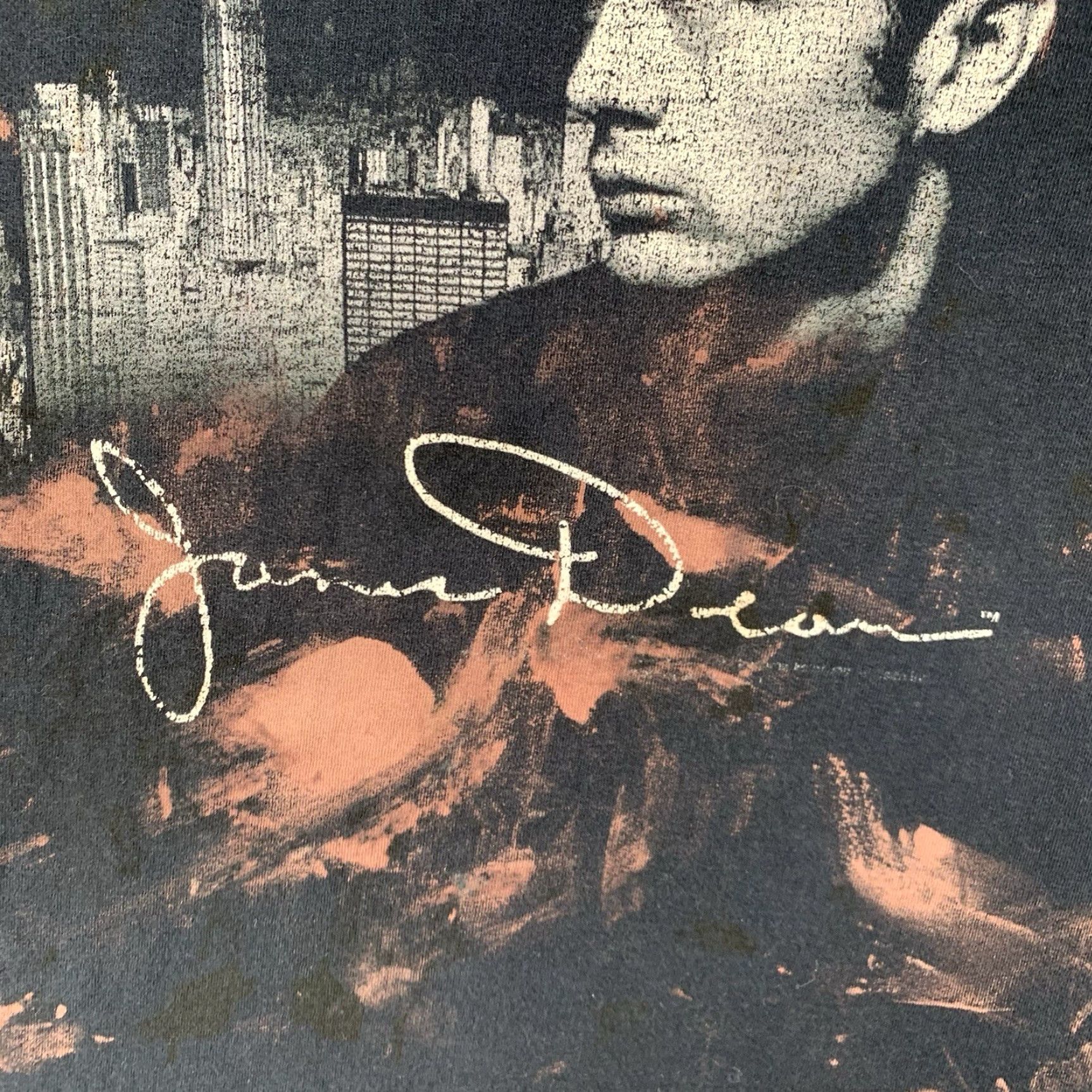 Gildan VINTAGE James Dean T-Shirt XL Black 50s Art Rock Grunge Morrissey Logo Graphic Printed Short Sleeve Crew Neck Gildan Cotton Limited Edition Mens Size US XL / EU 56 / 4 - 7 Thumbnail
