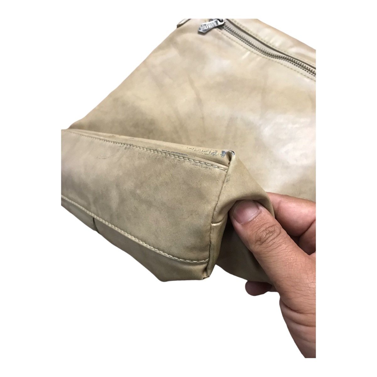 Japanese Brand × Jean Paul Gaultier Jean paul Gaultier Cream Sling Bag Size ONE SIZE - 7 Thumbnail
