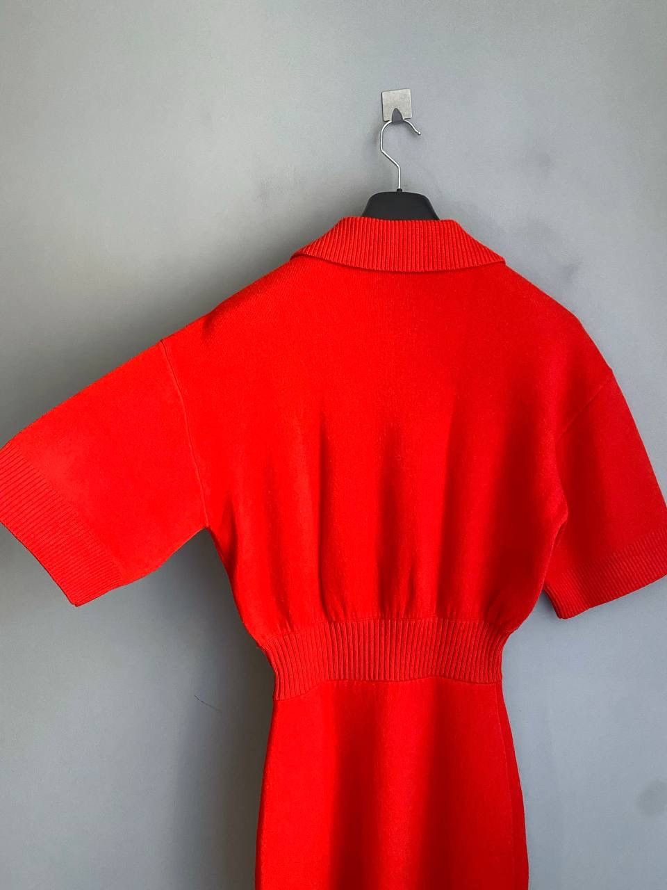 Sandro Sandro Women's Wool/Cashmere Red Knitted Mini Dress, 36/S Size S / US 4 / IT 40 - 15 Thumbnail
