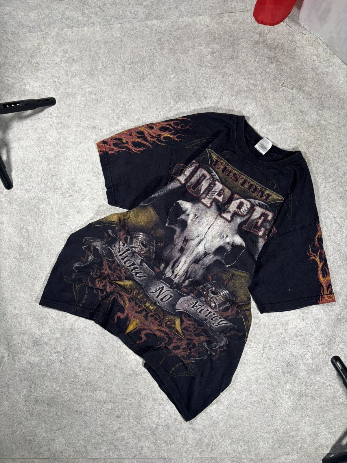 West Coast Choppers Vintage 1990s West Coast Choppers Flames Long