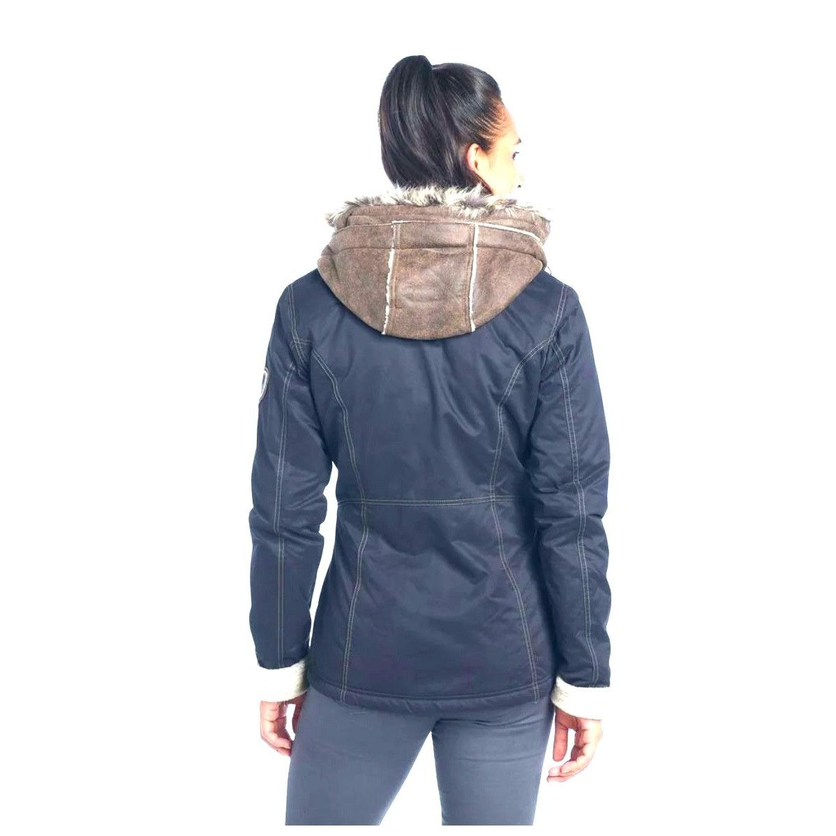 Kuhl NWT Kuhl Arktik Waxed Jacket L Faux Fur Sherling Fleece Hood Size L / US 10 / IT 46 - 10 Thumbnail