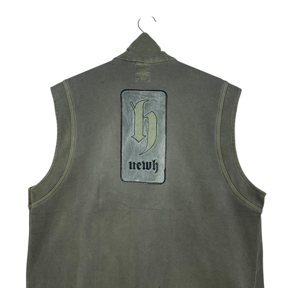 Vintage Vintage NEWH back Big Logo Zipper Vest #3559-C163 Size US L / EU 52-54 / 3 - 2 Thumbnail