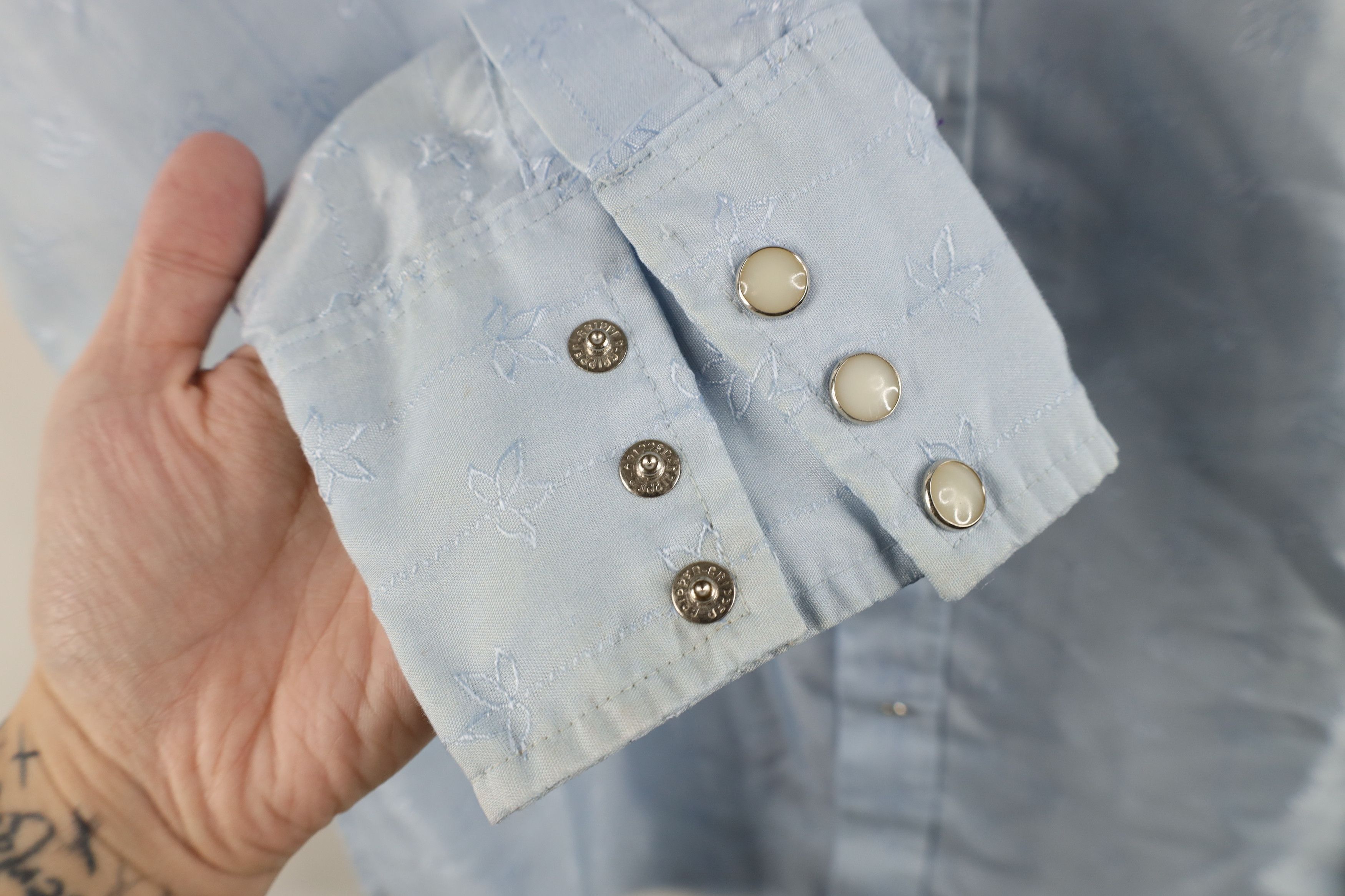 Vintage Vintage 70s Rockabilly Flower Western Button Shirt US Size US M / EU 48-50 / 2 - 8 Thumbnail