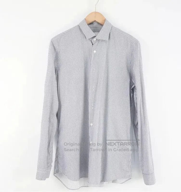 Prada Prada Blue Cotton Long Sleeve Shirt for Men. Size US L / EU 52-54 / 3 - 1 Thumbnail