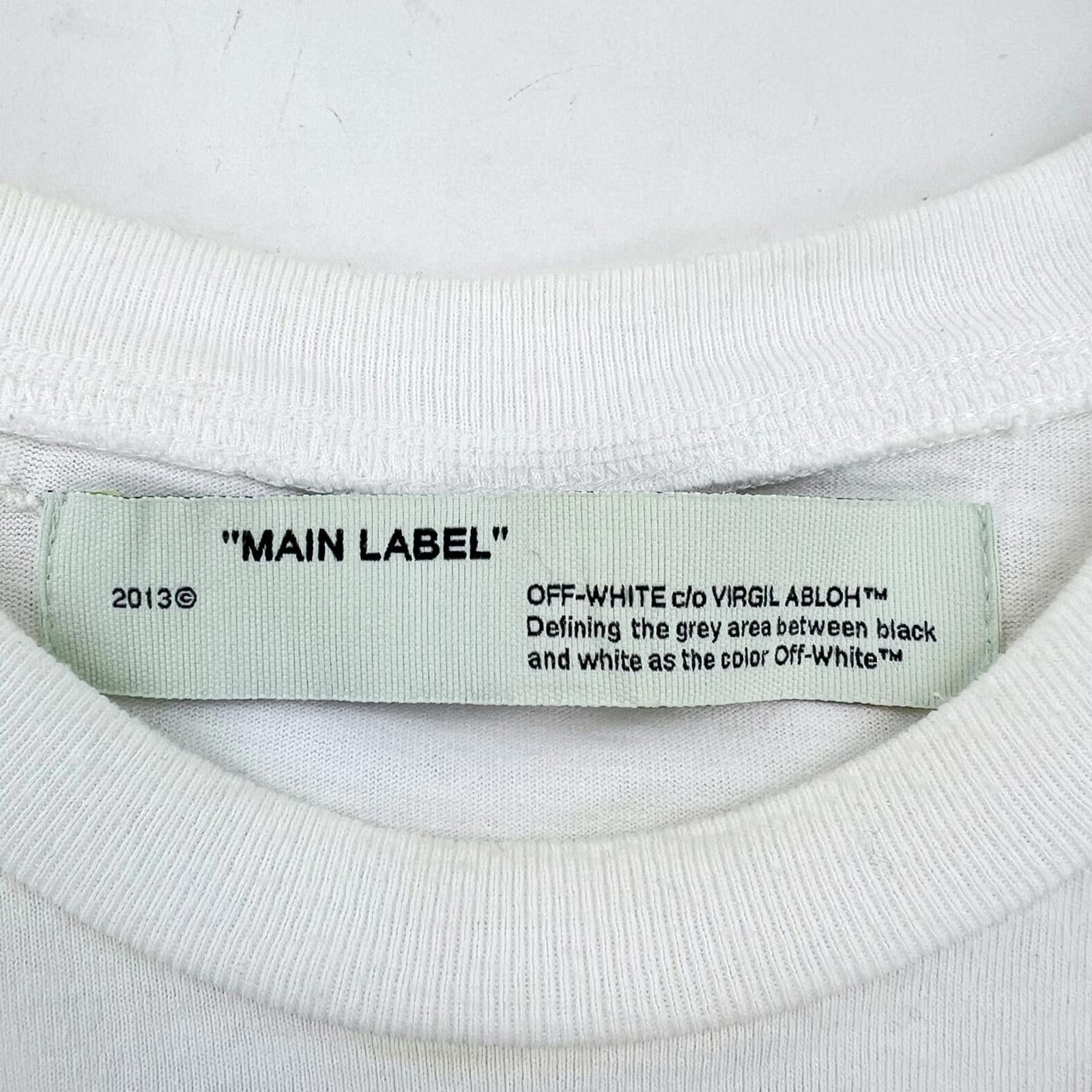 Off-White Off-White Pencil Kiss White T Shirt Size US S / EU 44-46 / 1 - 7 Thumbnail