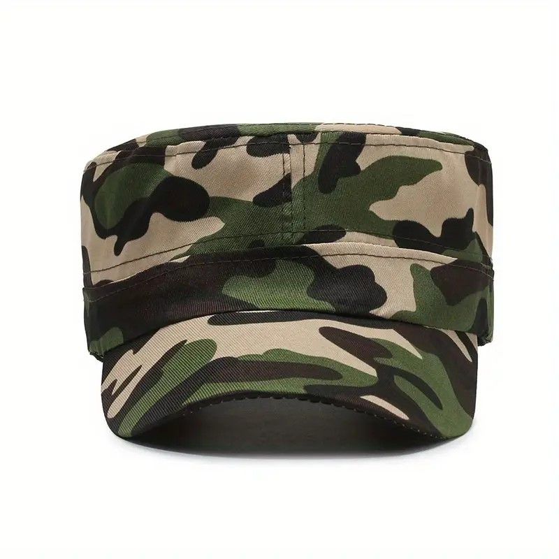 Other Khaki Military Cadet Hat Tactical Army Camo Cap Size ONE SIZE - 2 Thumbnail
