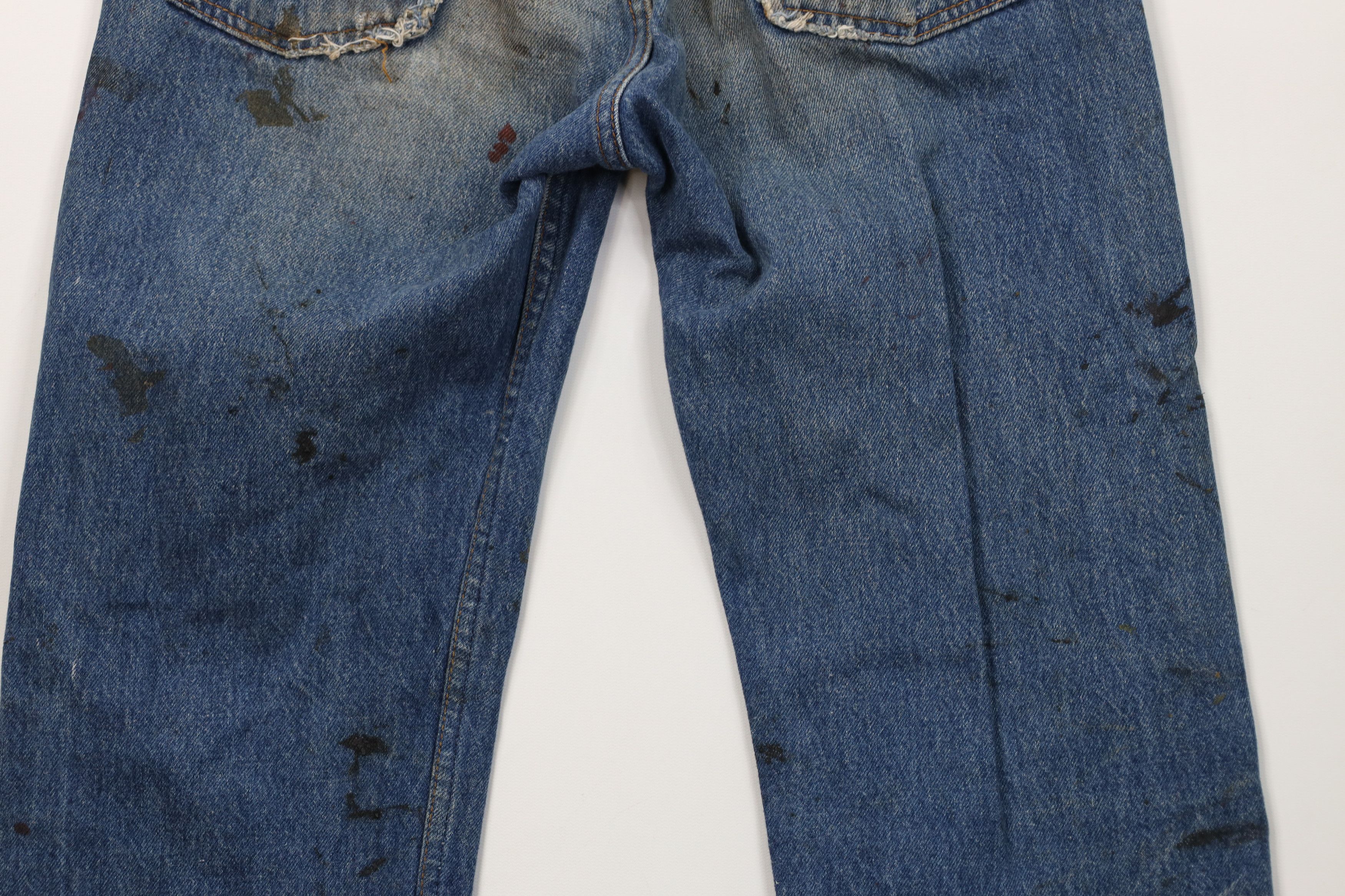 Levi's Vintage 80s Levis 501xx Button Fly Straight Leg Jeans USA Size US 29 - 15 Thumbnail