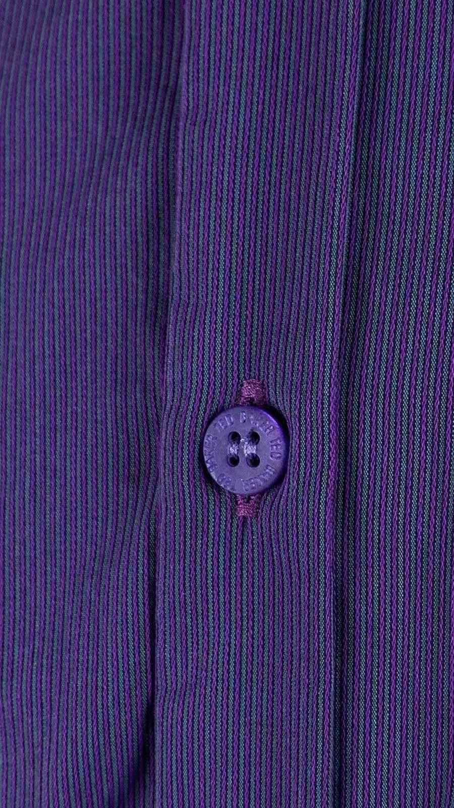 Ted Baker Ted Baker London Purple Double Pockets Shirt Size 4 Size US M / EU 48-50 / 2 - 6 Thumbnail