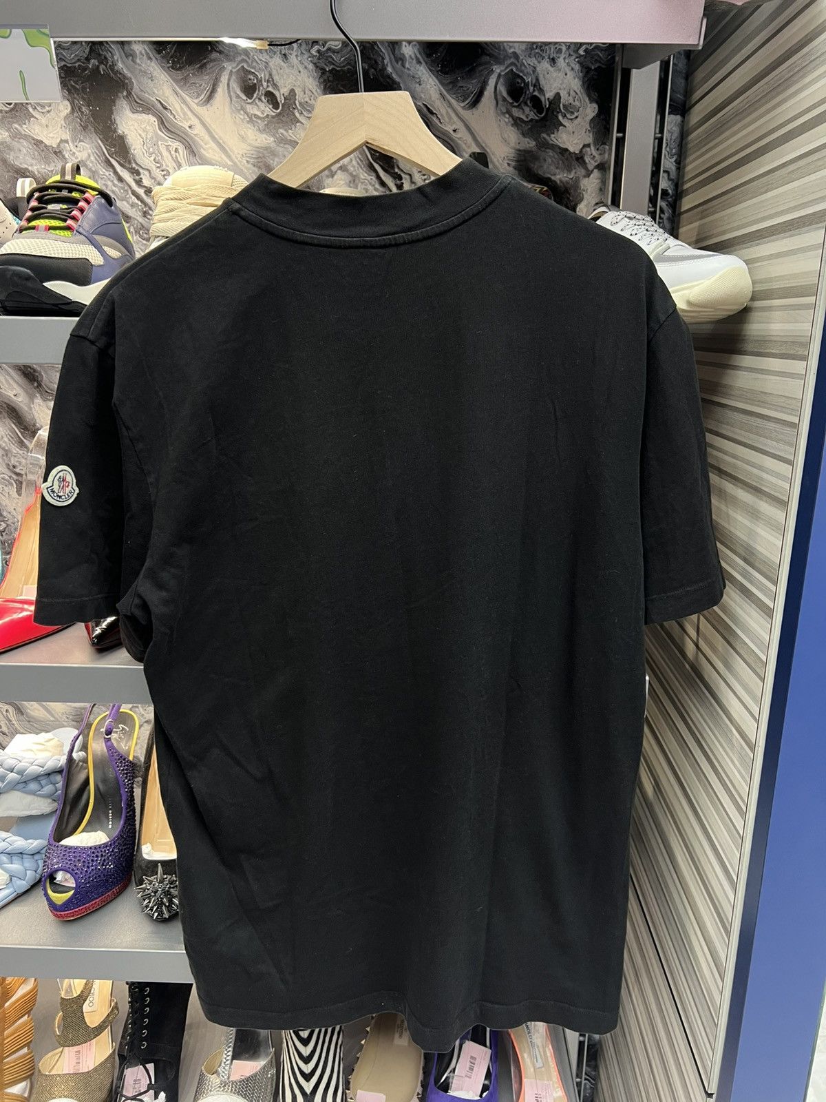 Moncler Moncler Black T-Shirt Size US L / EU 52-54 / 3 - 2 Thumbnail