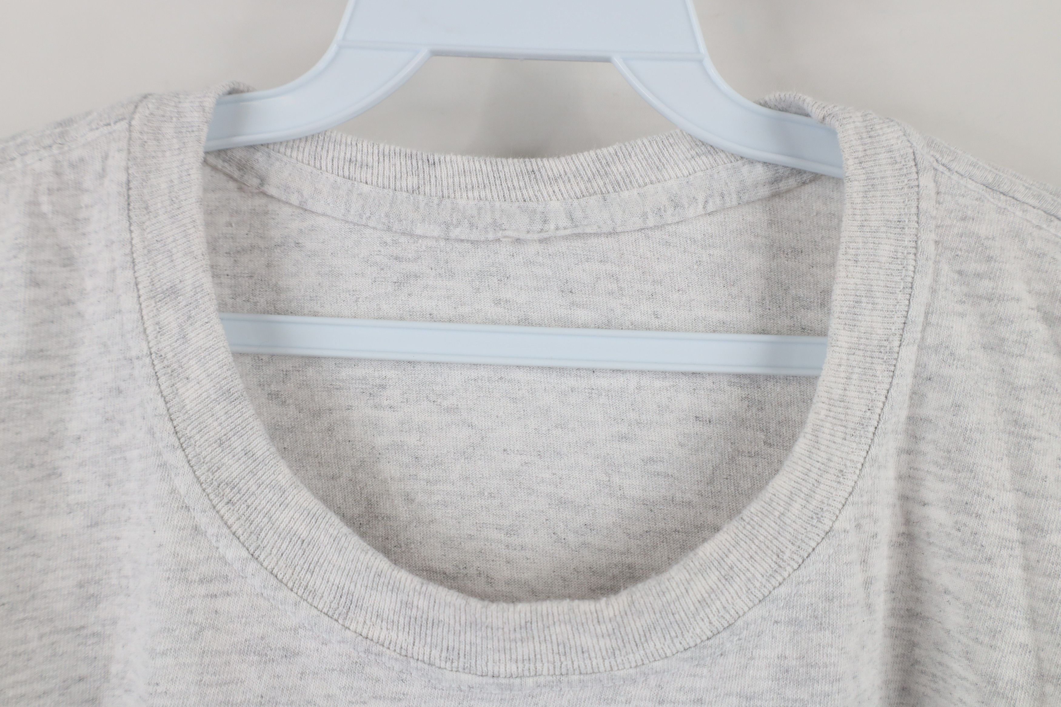 Vintage Vintage 90s Streetwear Long Sleeve T-Shirt Heather Gray Size US XXL / EU 58 / 5 - 4 Thumbnail