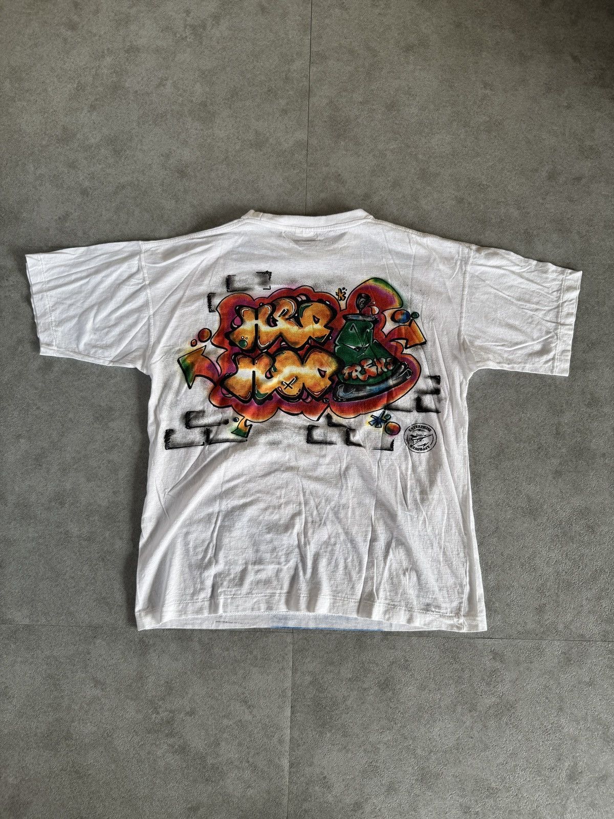 Vintage *RARE* VINTAGE 1999 90s ENTERPRISES HIP HOP BRUSHES STREET Size US XL / EU 56 / 4 - 9 Thumbnail