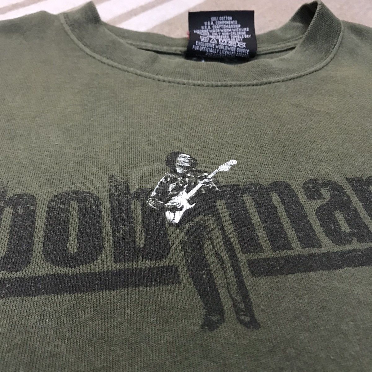 Band Tees × Vintage Y2k BOB MARLEY 2000s RARE TEE Size US L / EU 52-54 / 3 - 4 Thumbnail