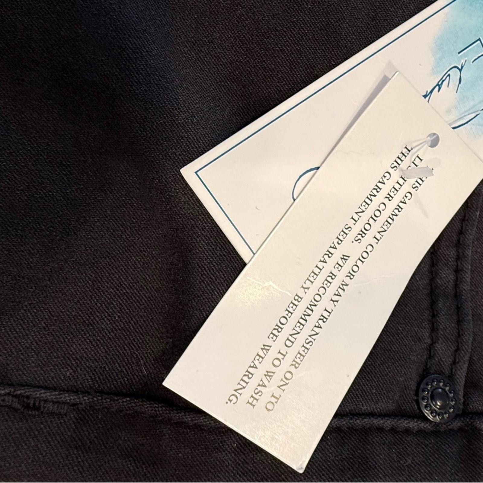 Other DG2 black denim jeans straight leg burnout wash SZ 2 Tall Size 26" / US 2 / IT 38 - 9 Thumbnail