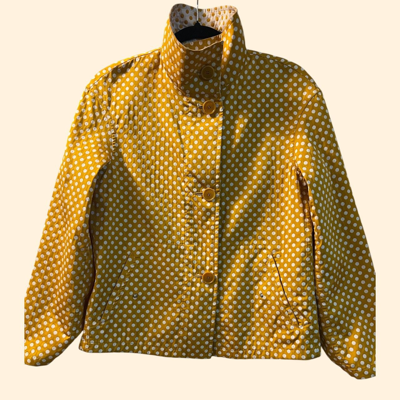 Akris Akris Punto Reversible Pleated Polka Dot Rain Jacket Size XS / US 0-2 / IT 36-38 - 3 Thumbnail