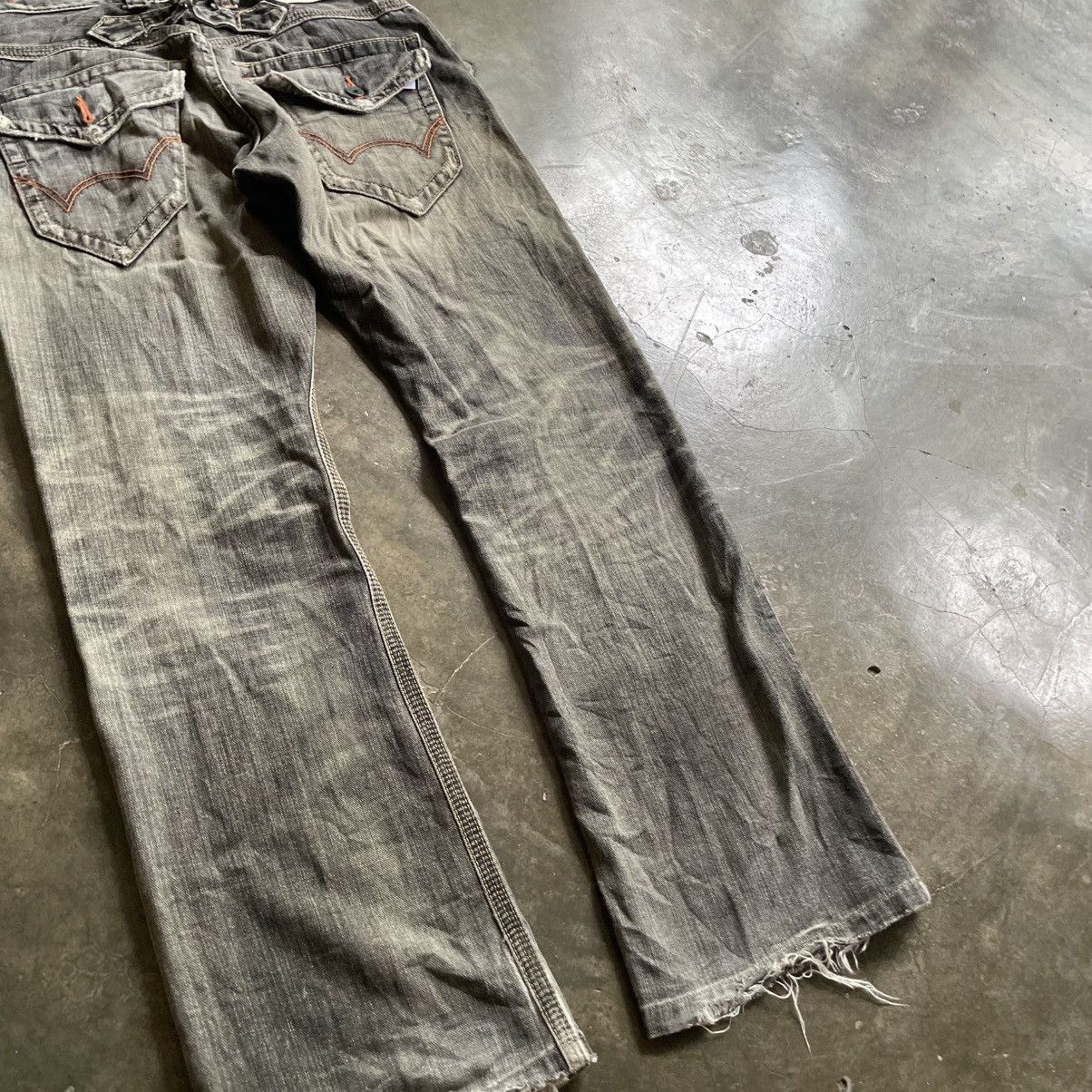 Edwin Vintage Edwin Exclusive Distress Mud Washed Distressed 🍒 Size US 30 / EU 46 - 7 Thumbnail