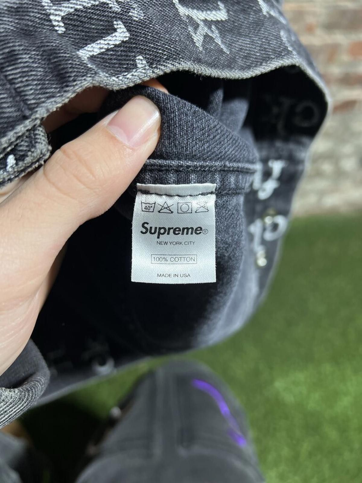 Supreme Supreme F**K You Black Jean Jacket Sz. M Size US M / EU 48-50 / 2 - 4 Thumbnail