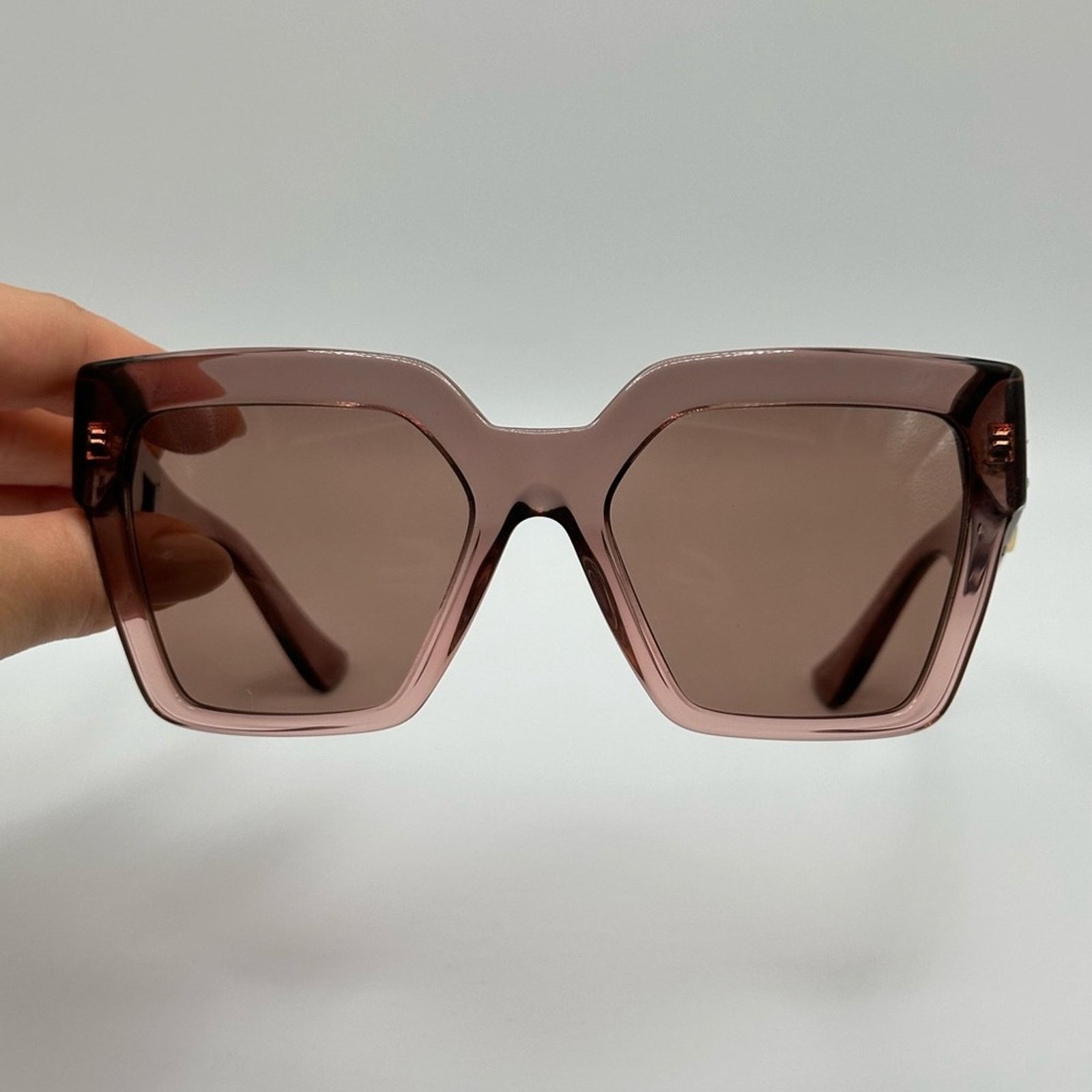 Versace NEW VERSACE VE4458 543573 Brown Transparent Light Brown Size ONE SIZE - 5 Thumbnail