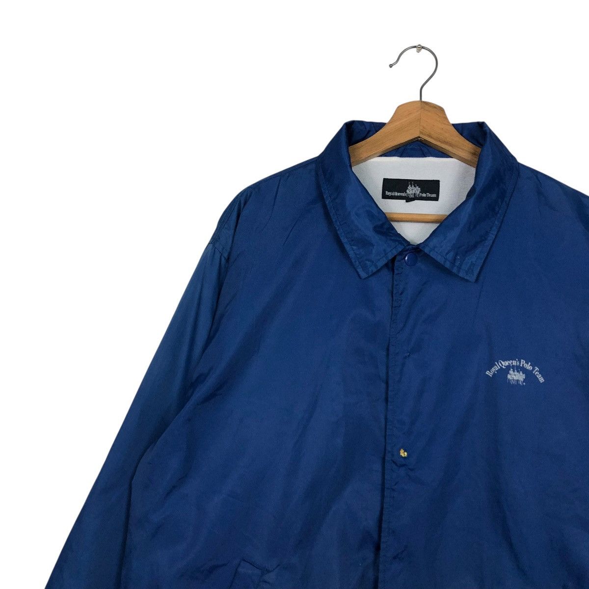 Japanese Brand 🔥BINTAGE COACH JACKET SNAP BUTTON ROYAL QUEEN’S POLO TEAM Size US L / EU 52-54 / 3 - 9 Thumbnail