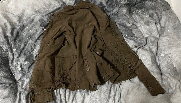 Greg Lauren Greg Lauren SS16 Early Cloth Scarf Jacket - DMC-2508 Size US M / EU 48-50 / 2 - 2 Thumbnail