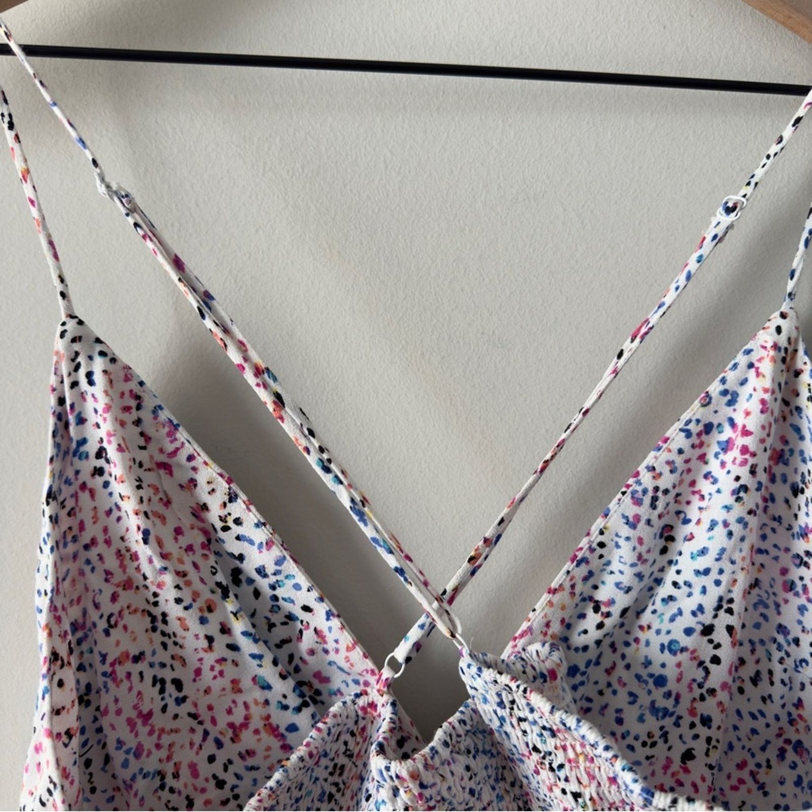 REVOLVE Revolve AFRM Multicolor Animal Print Crop Tie Front Camisole Size XL / US 12-14 / IT 48-50 - 4 Thumbnail