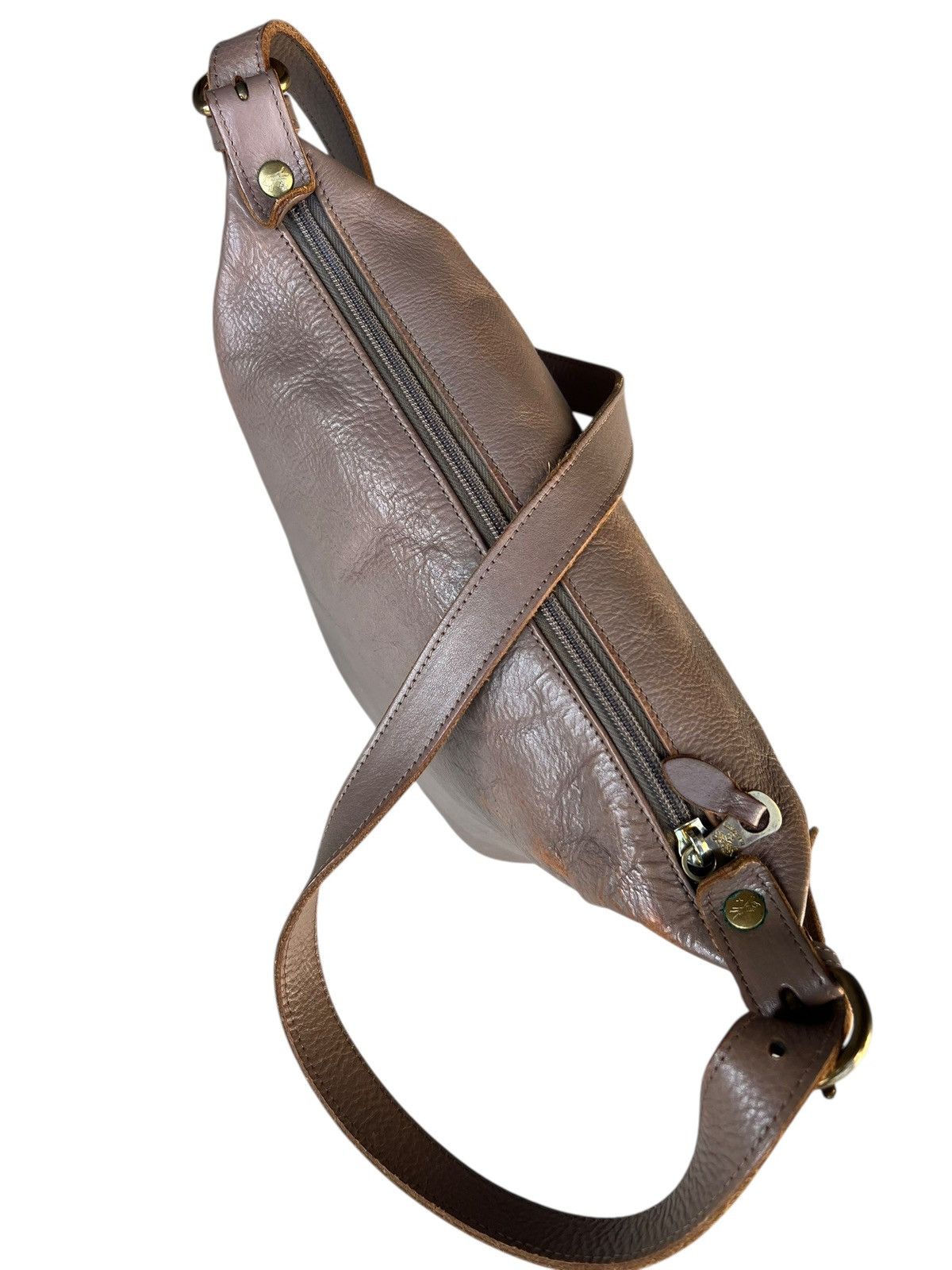Il Bisonte Vintage il Bisonte Made in Italy Patina Leather Bag Size ONE SIZE - 18 Thumbnail