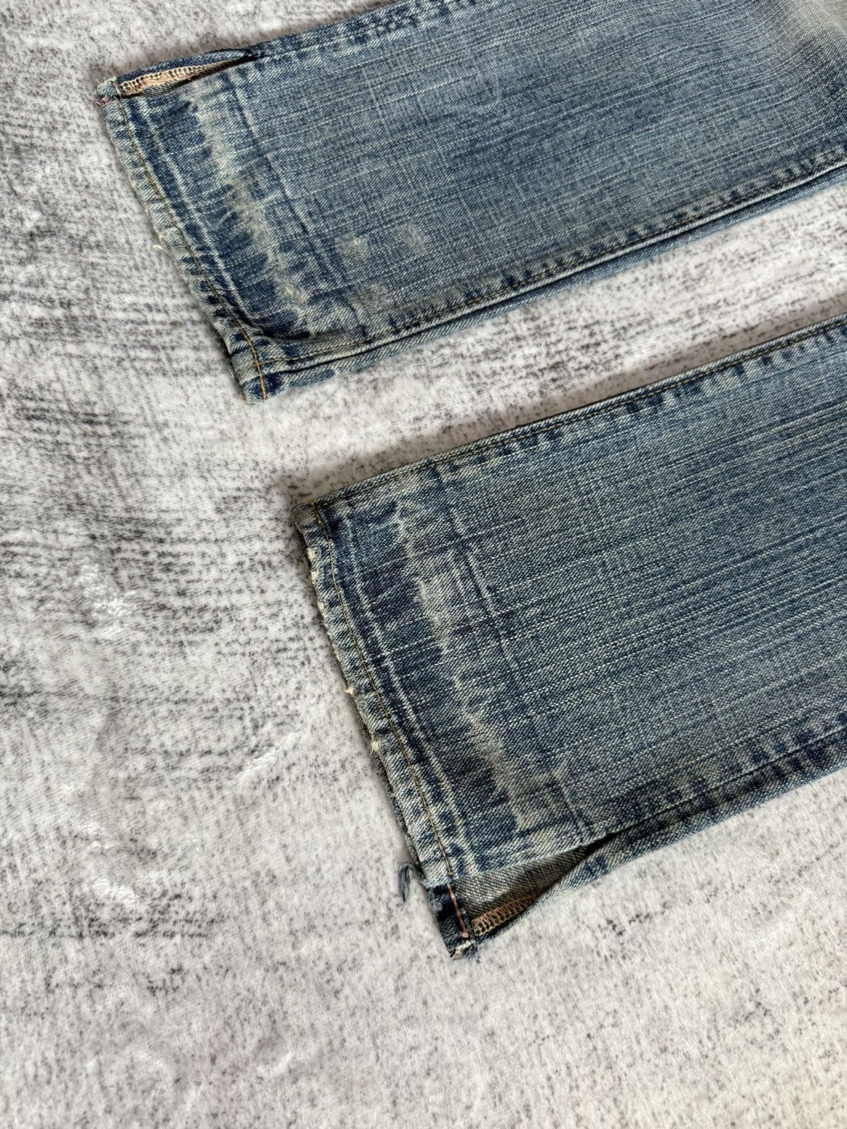 Hysteric Glamour × Japanese Brand Antgauge Japan Boro Distressed Newspaper Patch Jeans Size US 30 / EU 46 - 9 Thumbnail