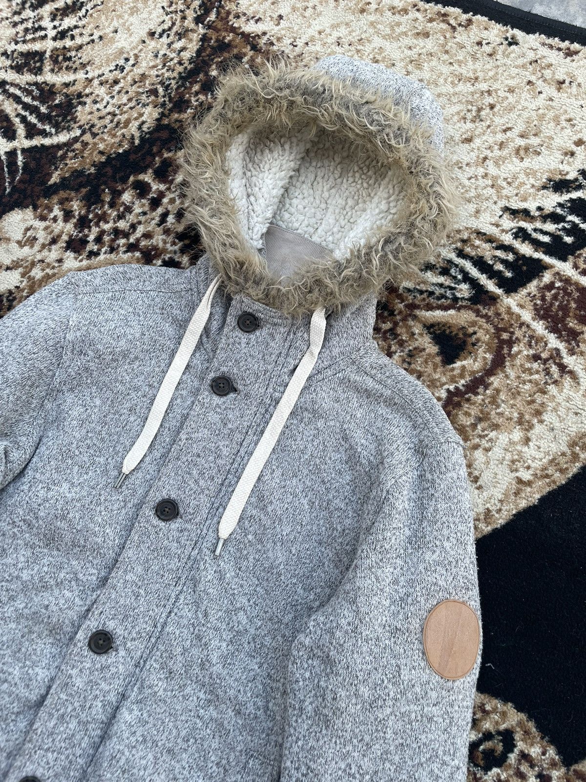 If Six Was Nine Japanesebrand Fur Hooded Jacket Lgb ifsixwasnine Size US L / EU 52-54 / 3 - 2 Thumbnail