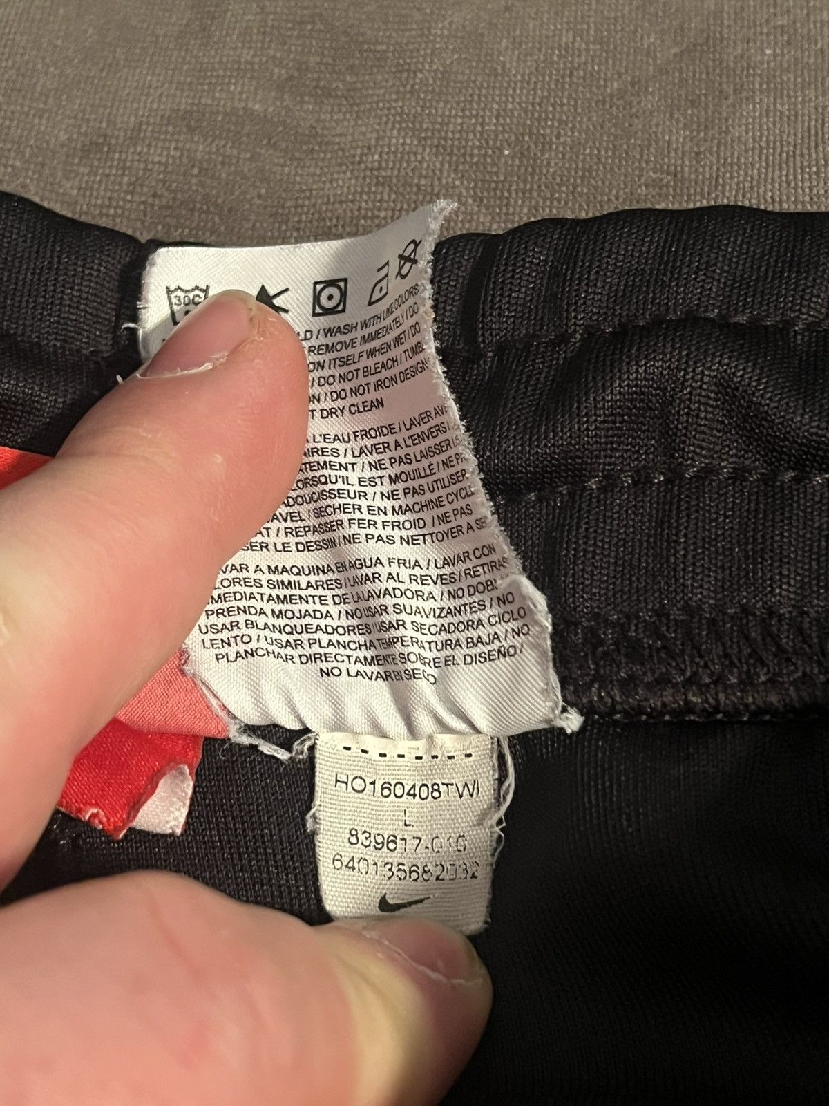 Nike Nike Black Men’s Large Track Pants Size US 34 / EU 50 - 8 Thumbnail