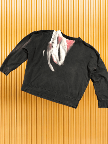 Allsaints × Vintage AllSaints Oversized Boxy Sweatshirt Women's XSmall Size XS / US 0-2 / IT 36-38 - 1 Thumbnail