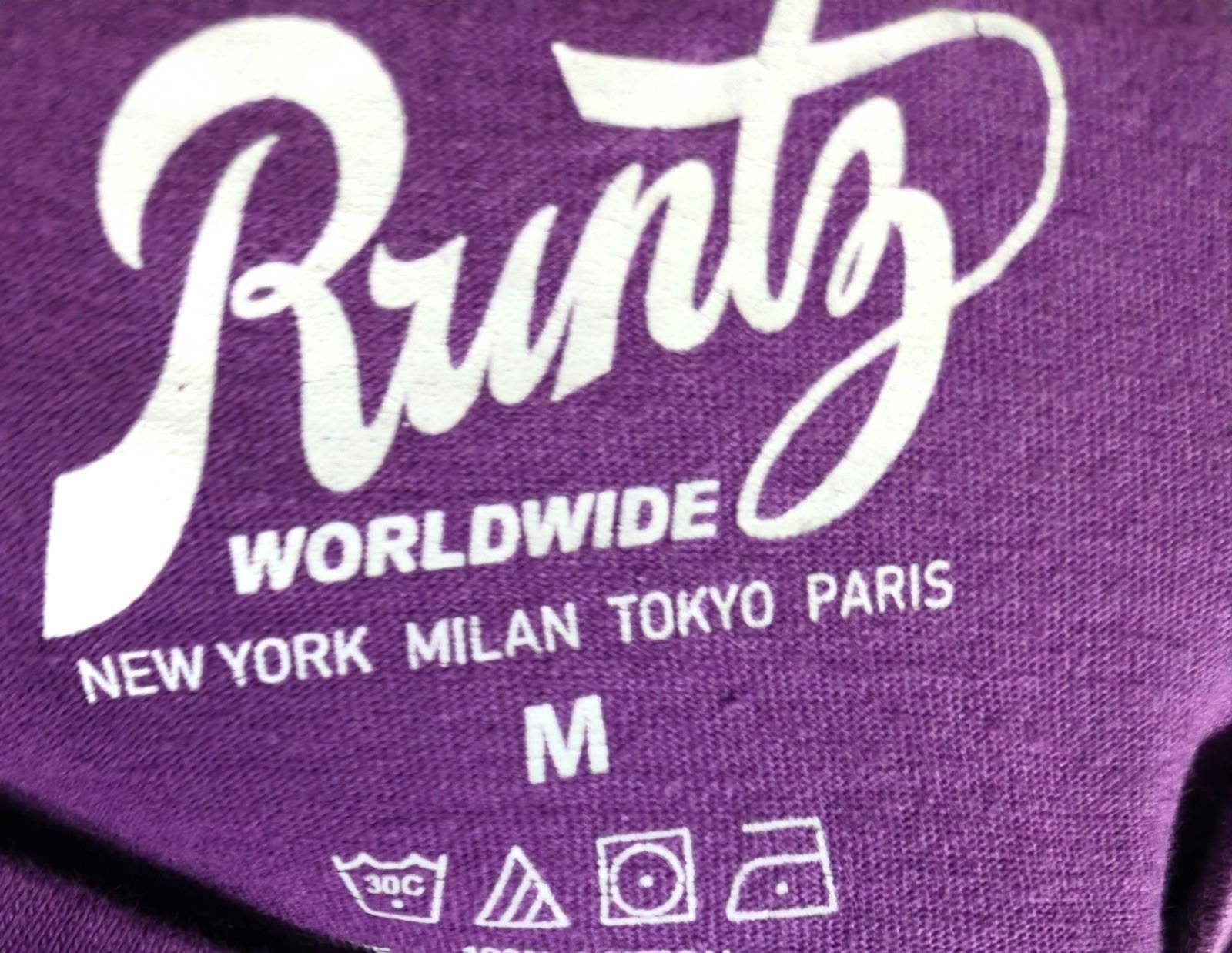 Other Runtz Worldwide Purple TShirt M Graphic Bunny Smoking Tee #2 Size US M / EU 48-50 / 2 - 5 Thumbnail