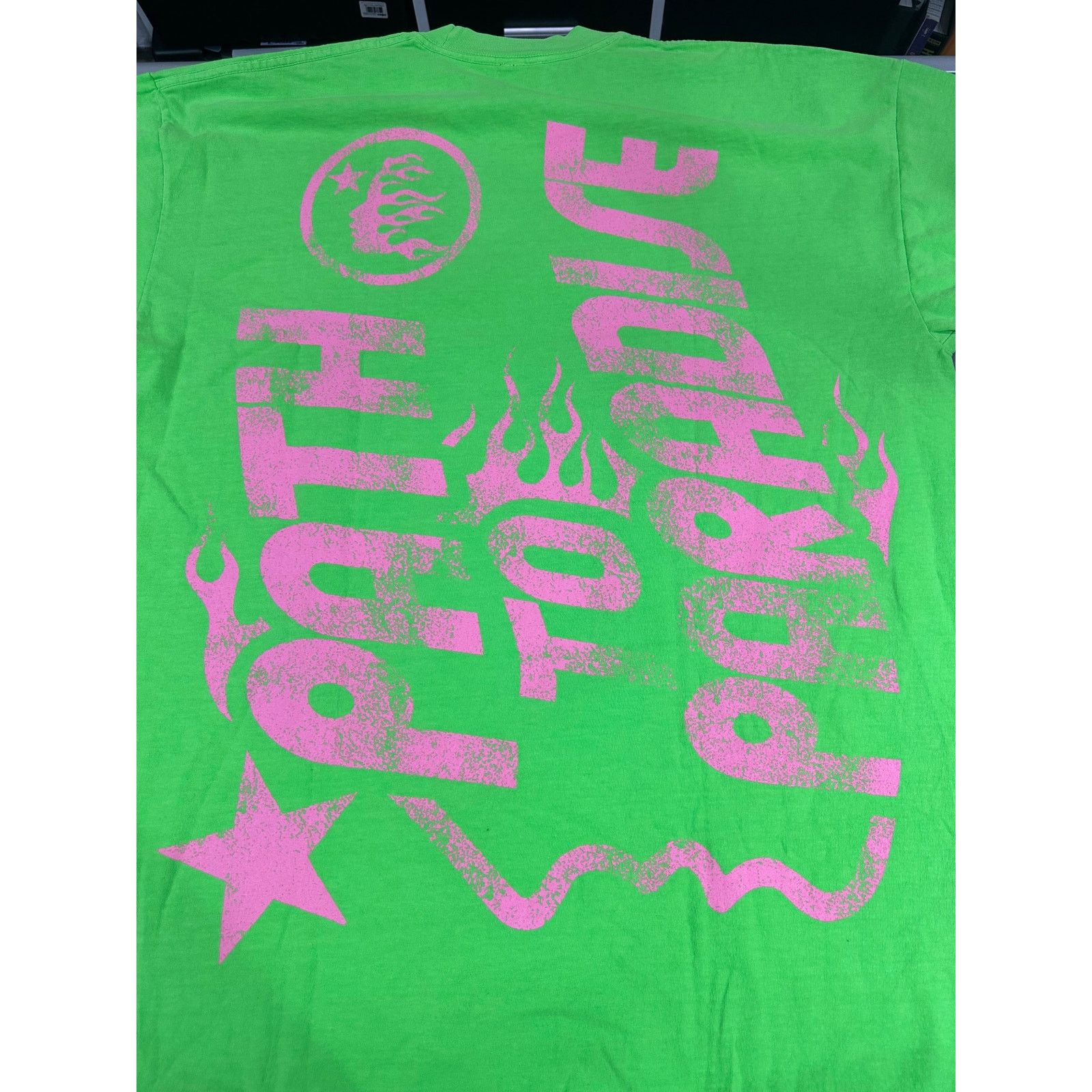 HELLSTAR Hellstar Path to Paradise Green Jesus Tee (XL) Size US XL / EU 56 / 4 - 2 Thumbnail