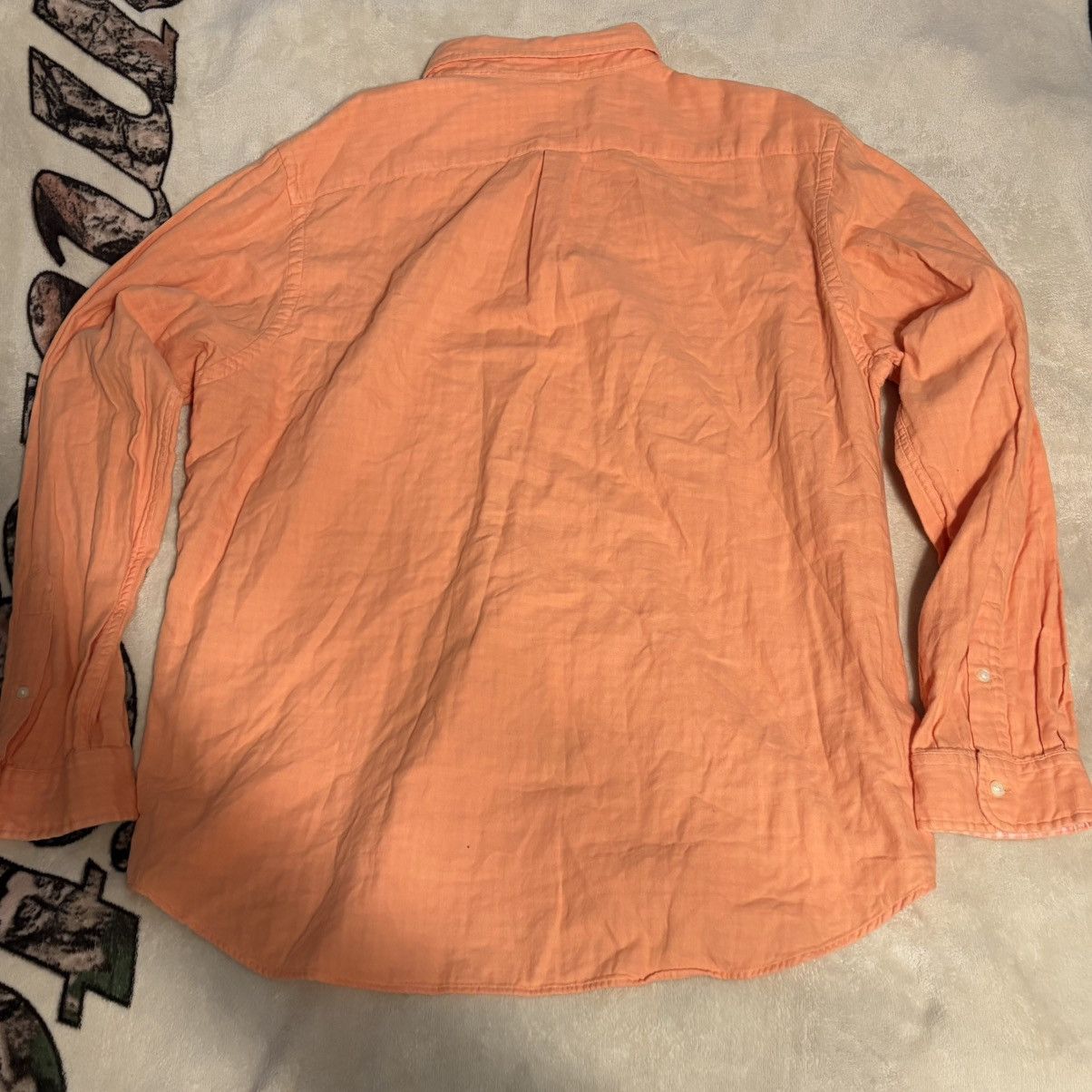 Polo Ralph Lauren Ralph Lauren Button Up Shirt Mens XXL Slim Fit Orange Size US XXL / EU 58 / 5 - 6 Thumbnail