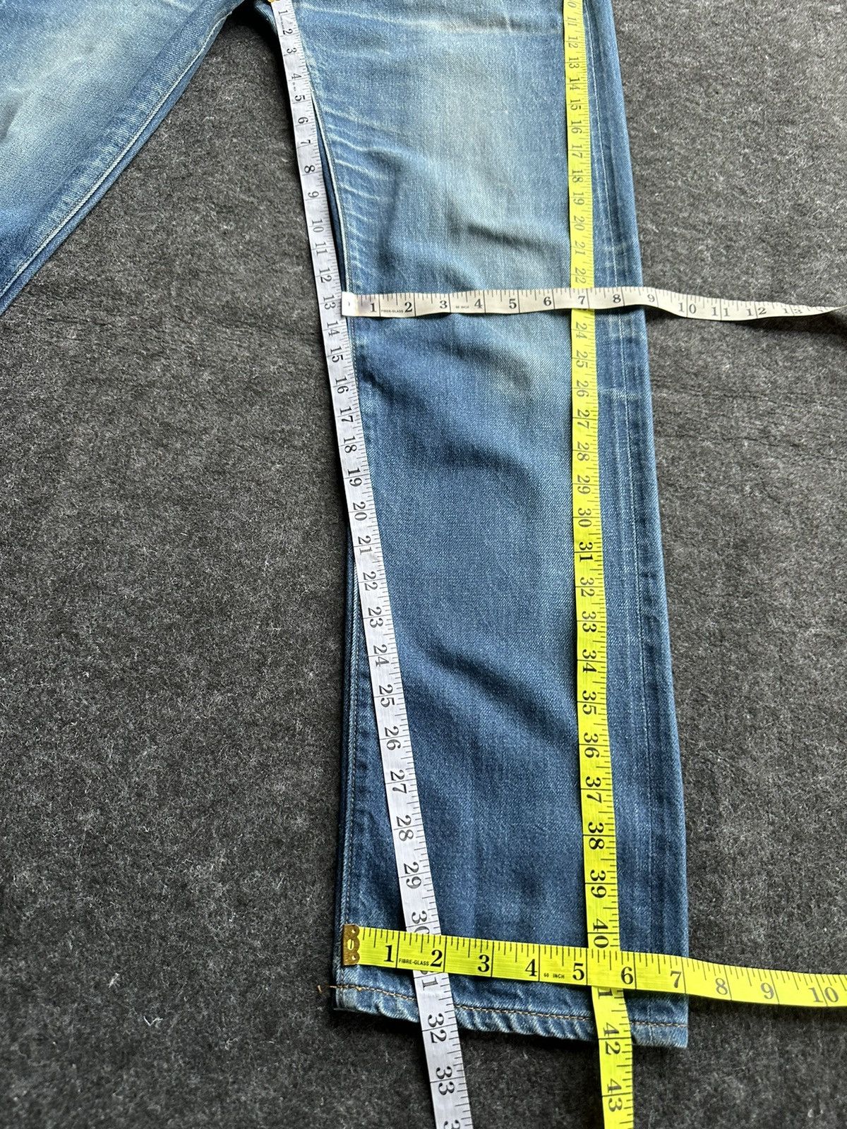 Journal Standard × KOJIMA GENES Vintage Relume Journal Standard Redline Faded Denim D414 Size US 33 - 12 Thumbnail