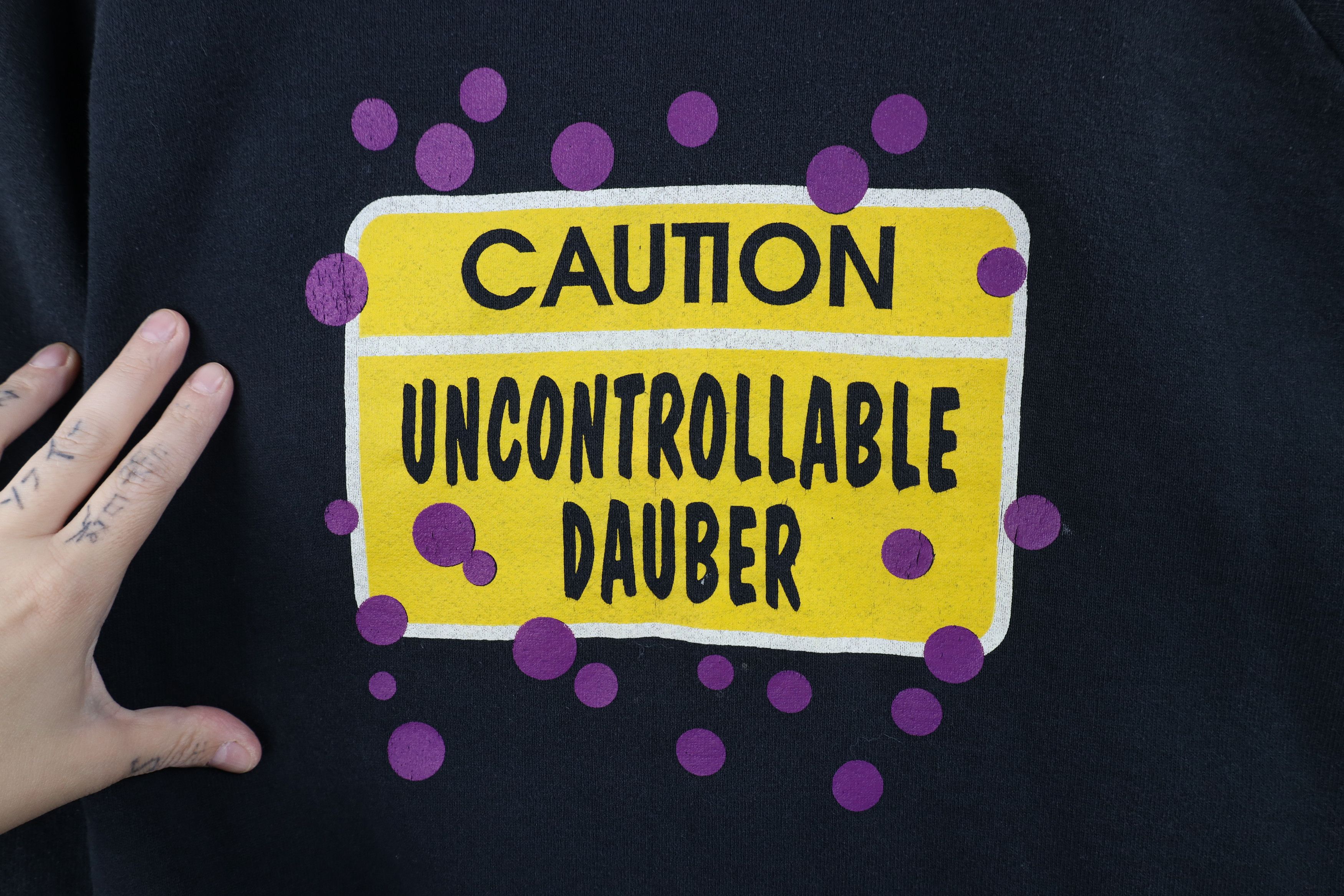 Vintage Vintage 90s Uncontrollable Dauber Bingo Sweatshirt USA Size XL / US 12-14 / IT 48-50 - 4 Thumbnail
