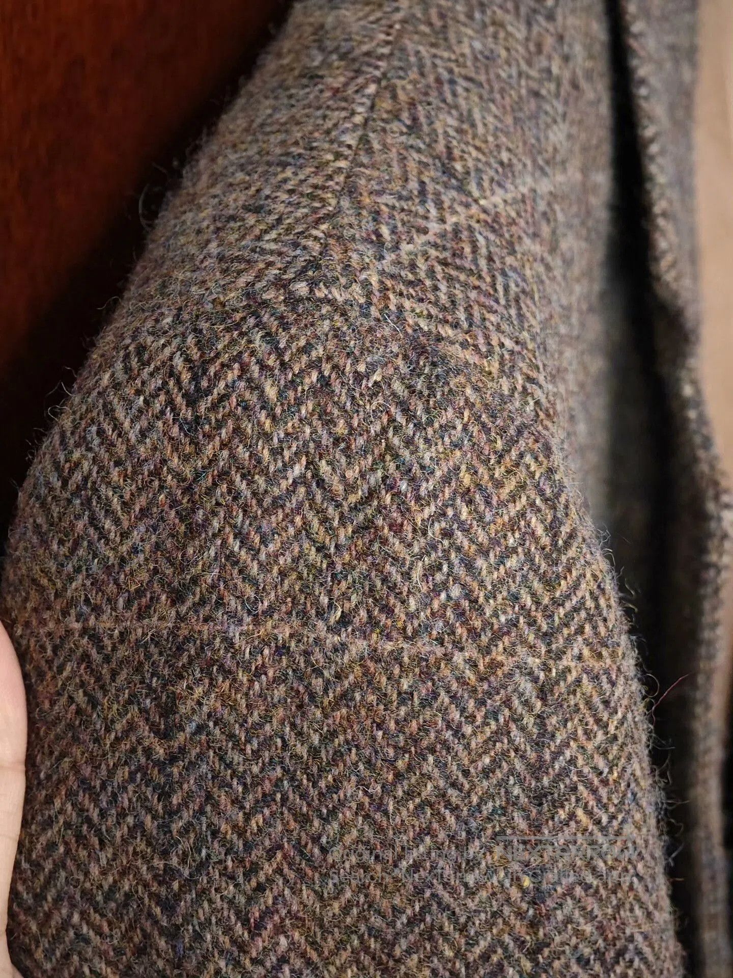 Brooks Brothers Brown Houndstooth Wool Half-Lined Blazer. Size US M / EU 48-50 / 2 - 3 Thumbnail