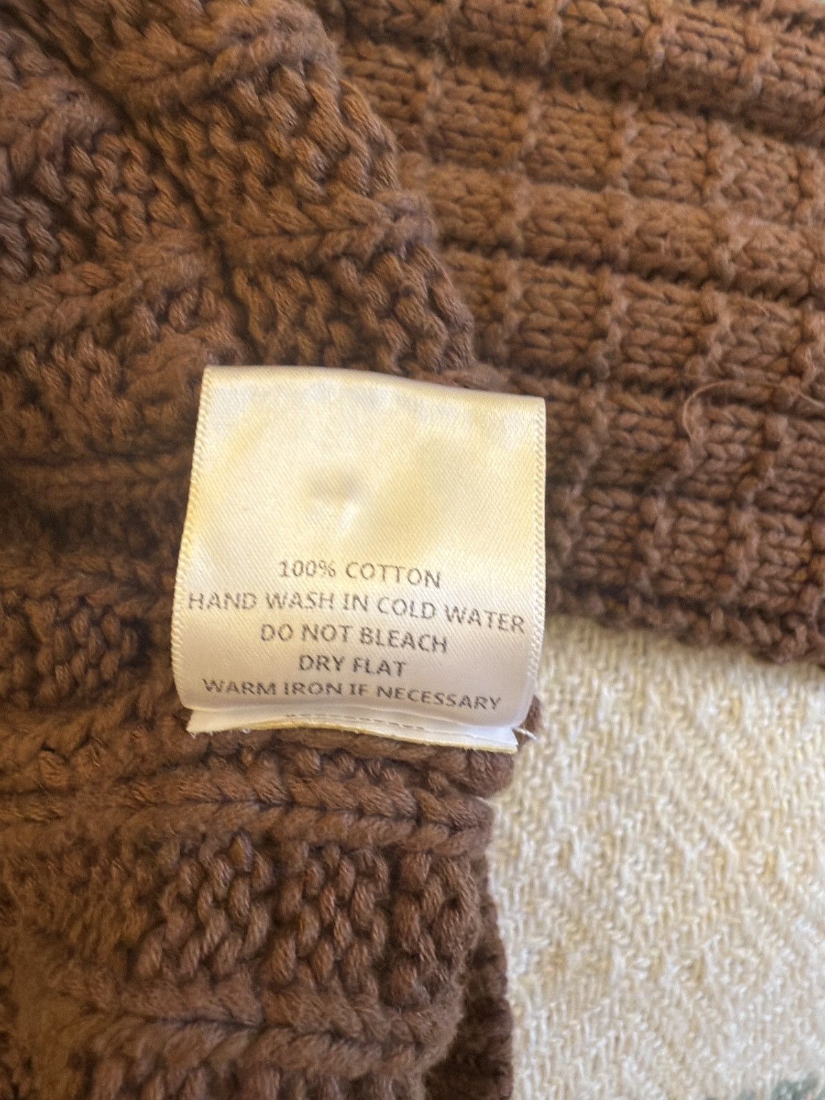 Every Other Thursday Brown Waffle Knit Cardigan Size US M / EU 48-50 / 2 - 5 Thumbnail