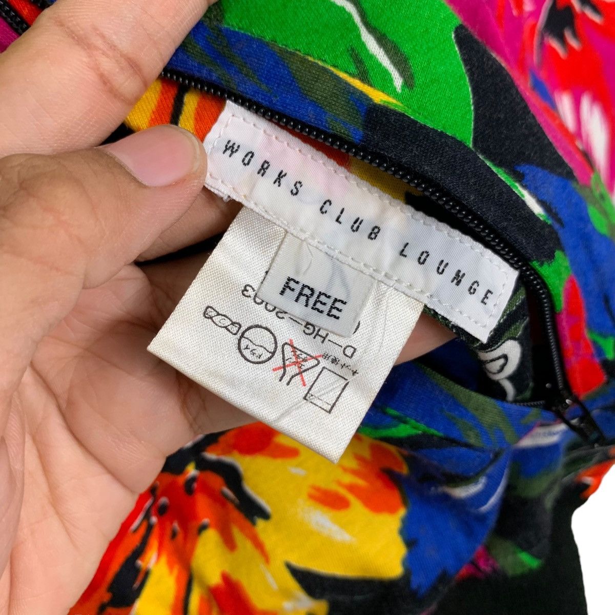 Vintage WORKS CLUB LOUNGE Florals Reversible Bomber Jacket #1137-C52 Size US S / EU 44-46 / 1 - 12 Thumbnail