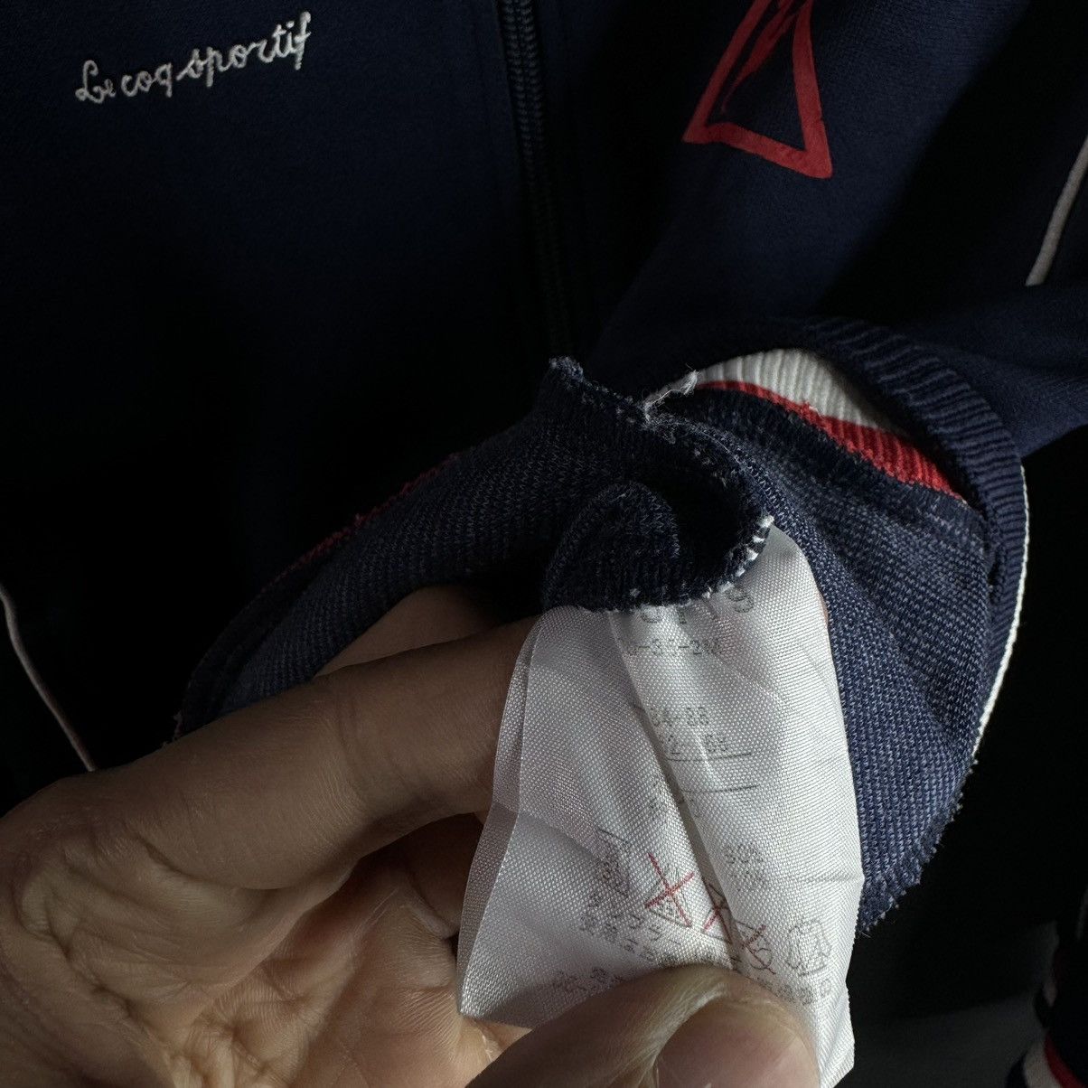 Le Coq Sportif Vintage LE COQ SPORTIF Rooster Logo Zip Up Sweater Size M / US 6-8 / IT 42-44 - 6 Thumbnail