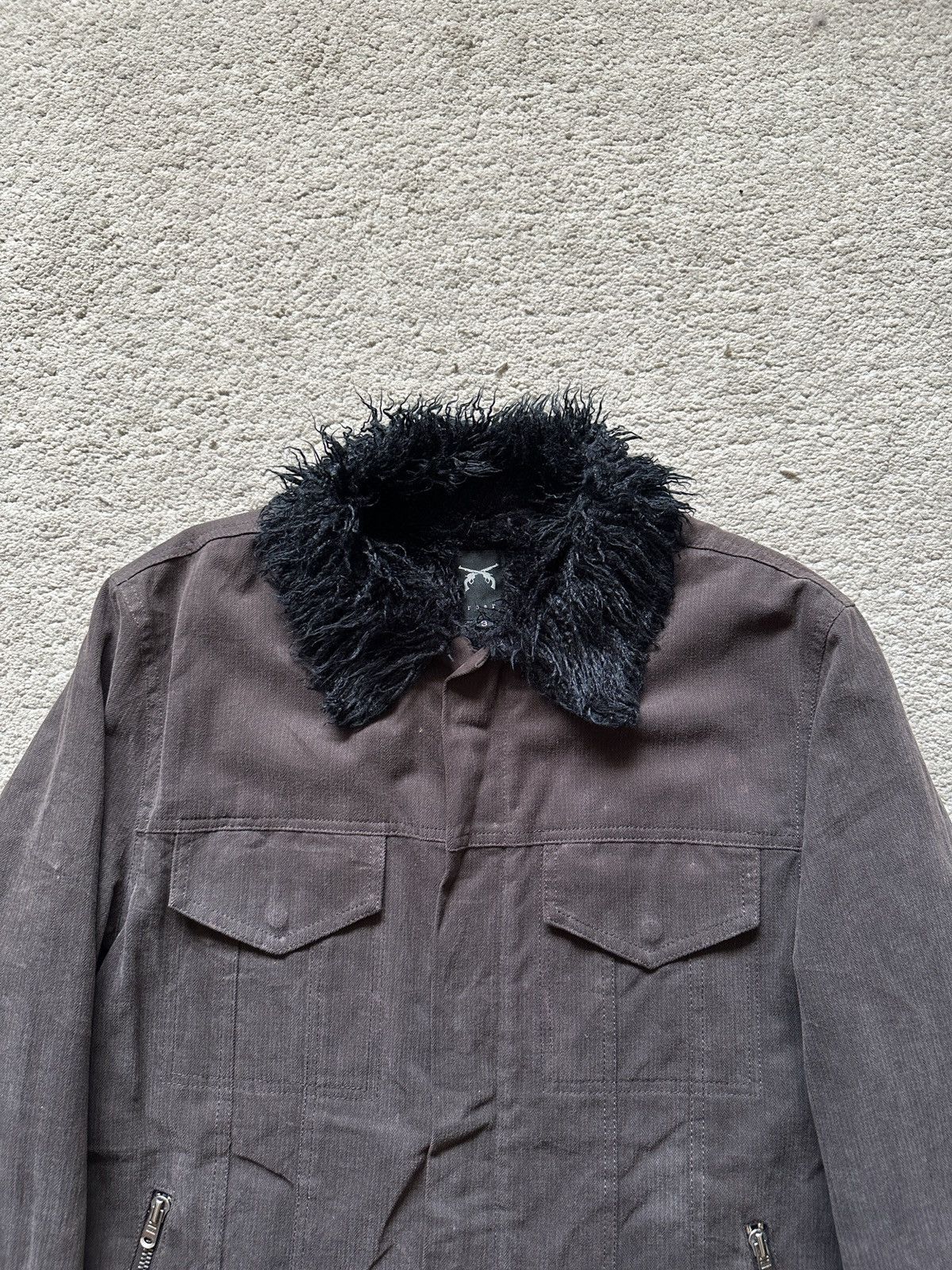 roarguns 2000s Roarguns Fur Trucker Jacket Size US M / EU 48-50 / 2 - 6 Thumbnail