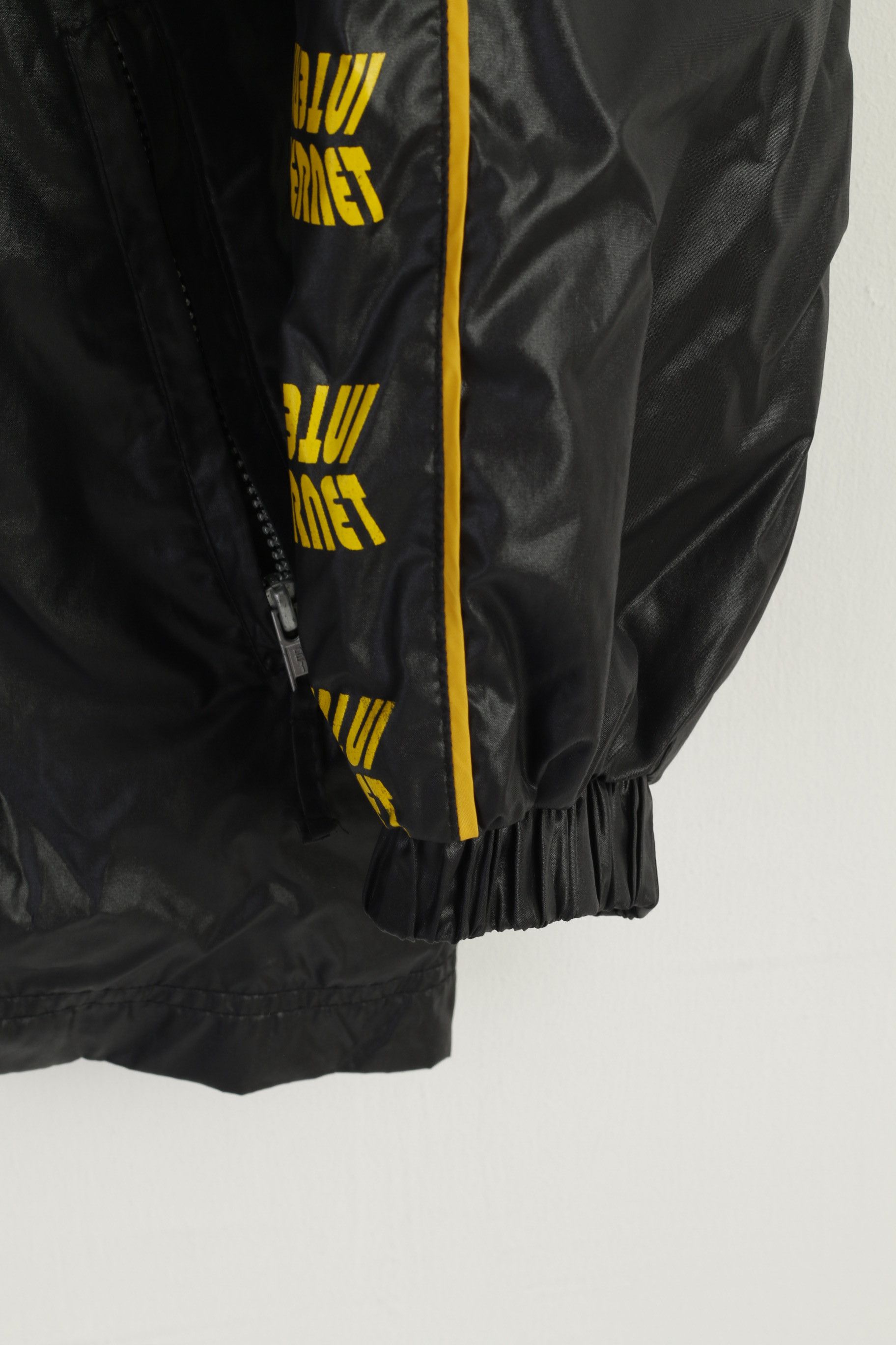 Vintage ARIZONA Men M 170 Jacket Black Nylon 7919 Size US M / EU 48-50 / 2 - 4 Thumbnail