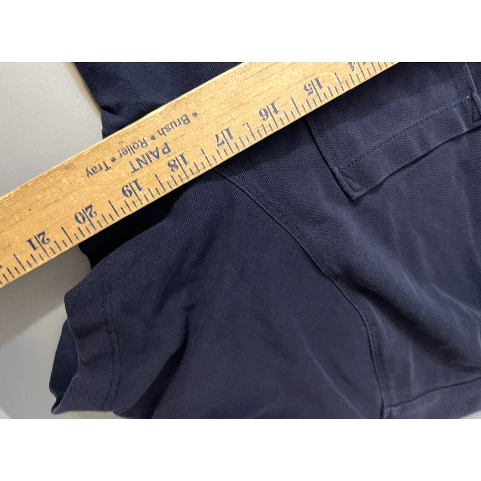 Banana Republic VINTAGE Banana Republic Polo Shirt Men Medium Blue Solid Cotton Slim Fit Short Sleeve 90s Casual Size US M / EU 48-50 / 2 - 5 Thumbnail