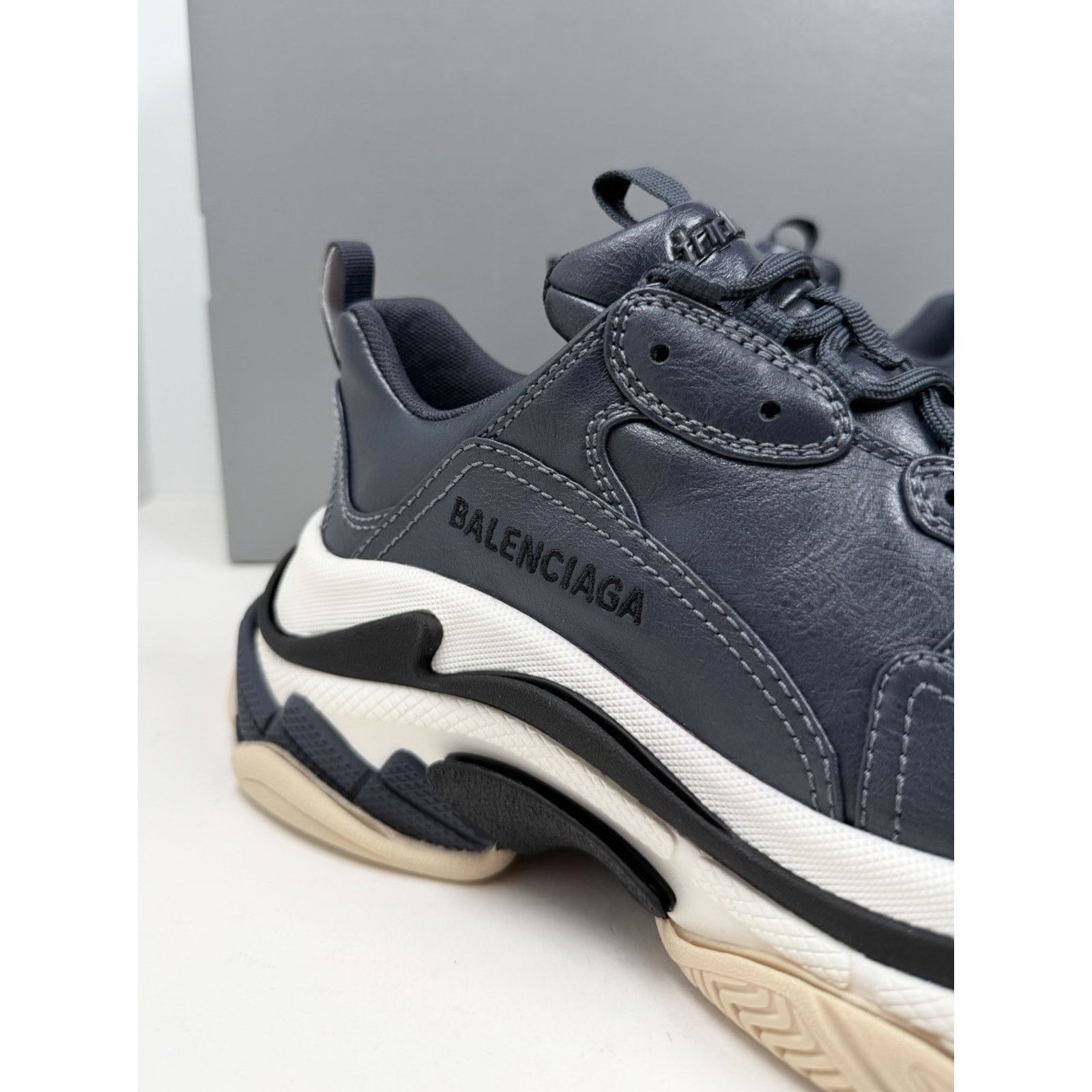Balenciaga Size 39EU/6US - Balenciaga Triple S Stone Blue NEW Size US 6 / EU 39 - 3 Thumbnail
