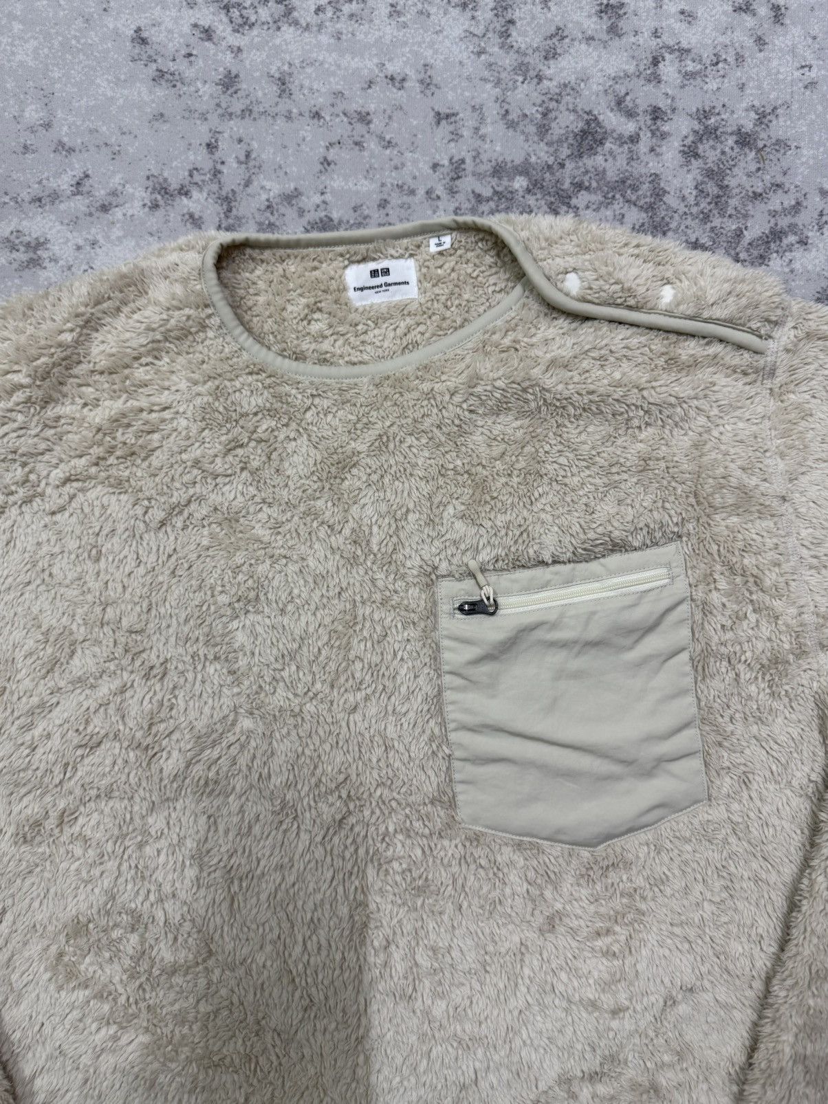 Engineered Garments × Uniqlo ENGINEERED GARMENT UNIQLO FLEECE SHERPA SWEATSHIRT Size US M / EU 48-50 / 2 - 6 Thumbnail