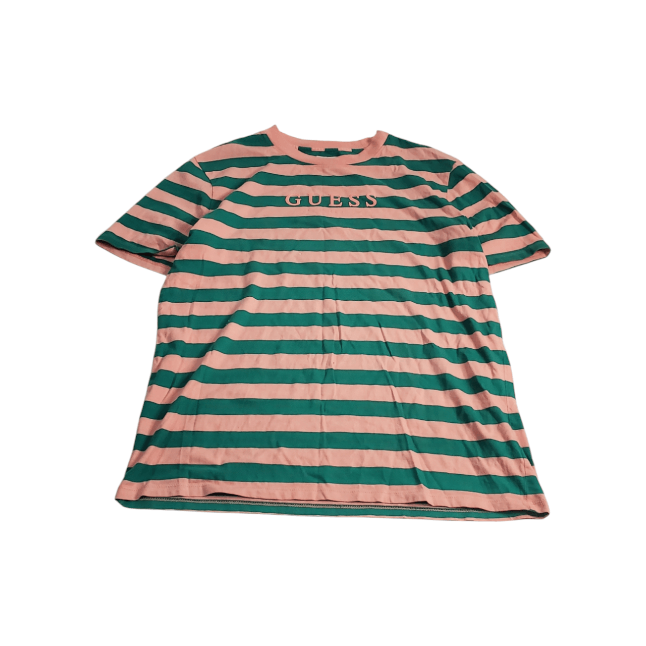 Vintage Guess Striped T-Shirt Size US L / EU 52-54 / 3 - 1 Thumbnail