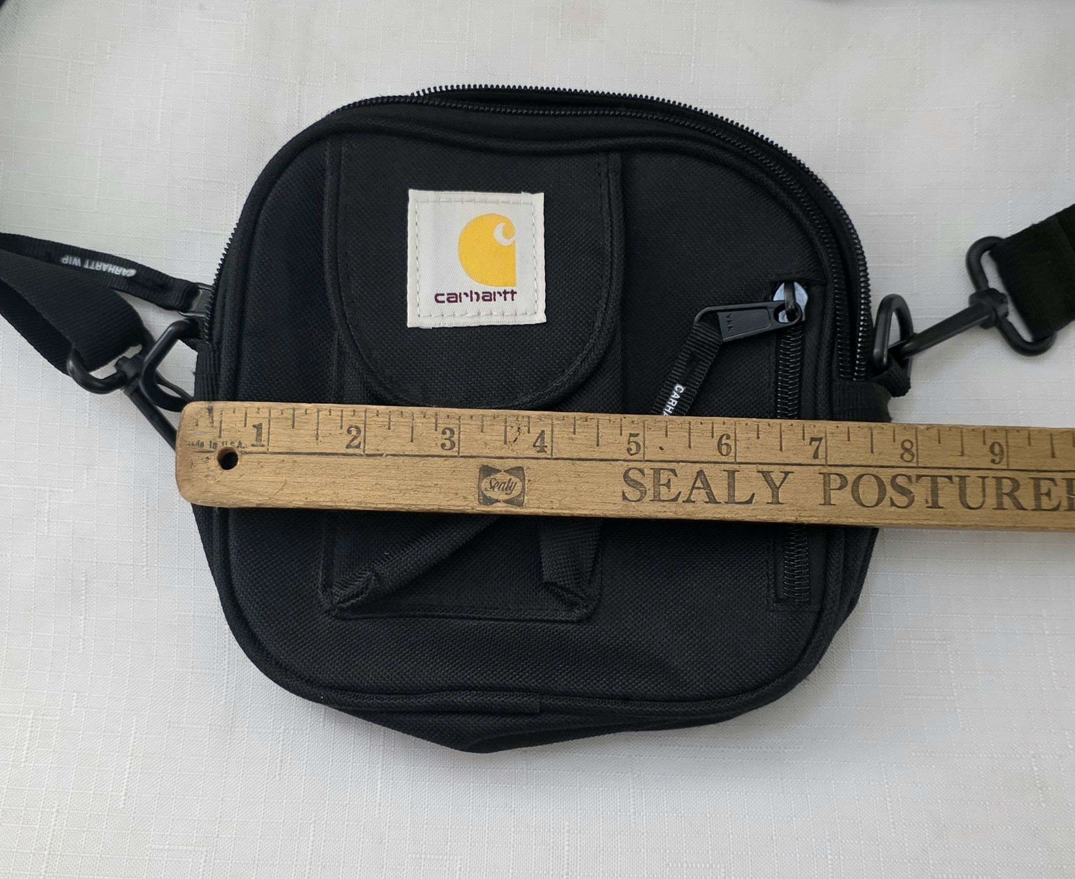 Carhartt Wip Carhartt WIP Essentials Bag Black Small Shoulder Strap Size ONE SIZE - 3 Thumbnail