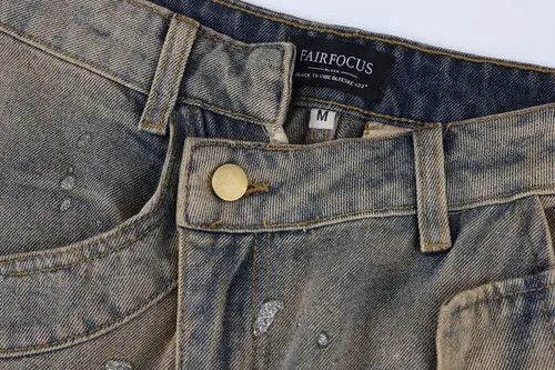 Japanese Brand × Vintage Women Cargo Jeans Size 28" / US 6 / IT 42 - 4 Thumbnail